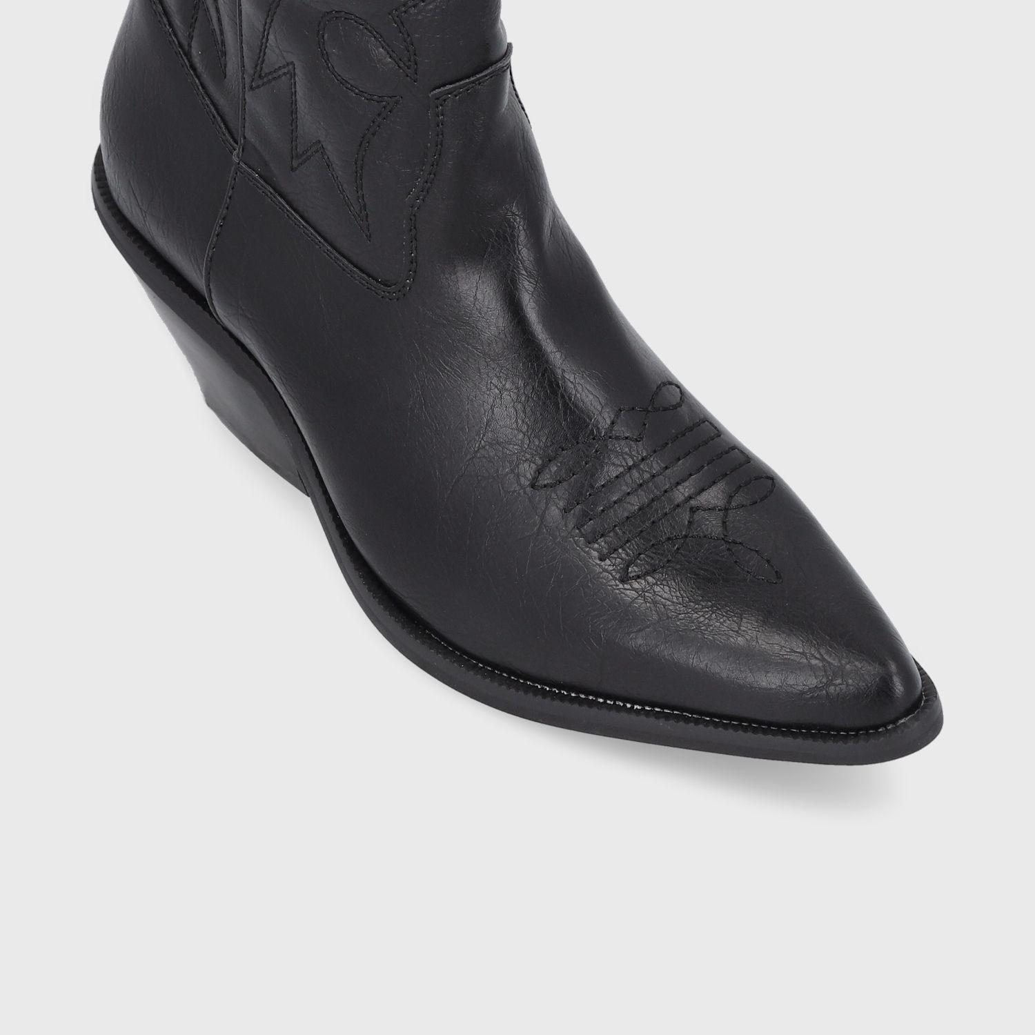 Bota Texana Negra Mujer 33751 Gotta-5