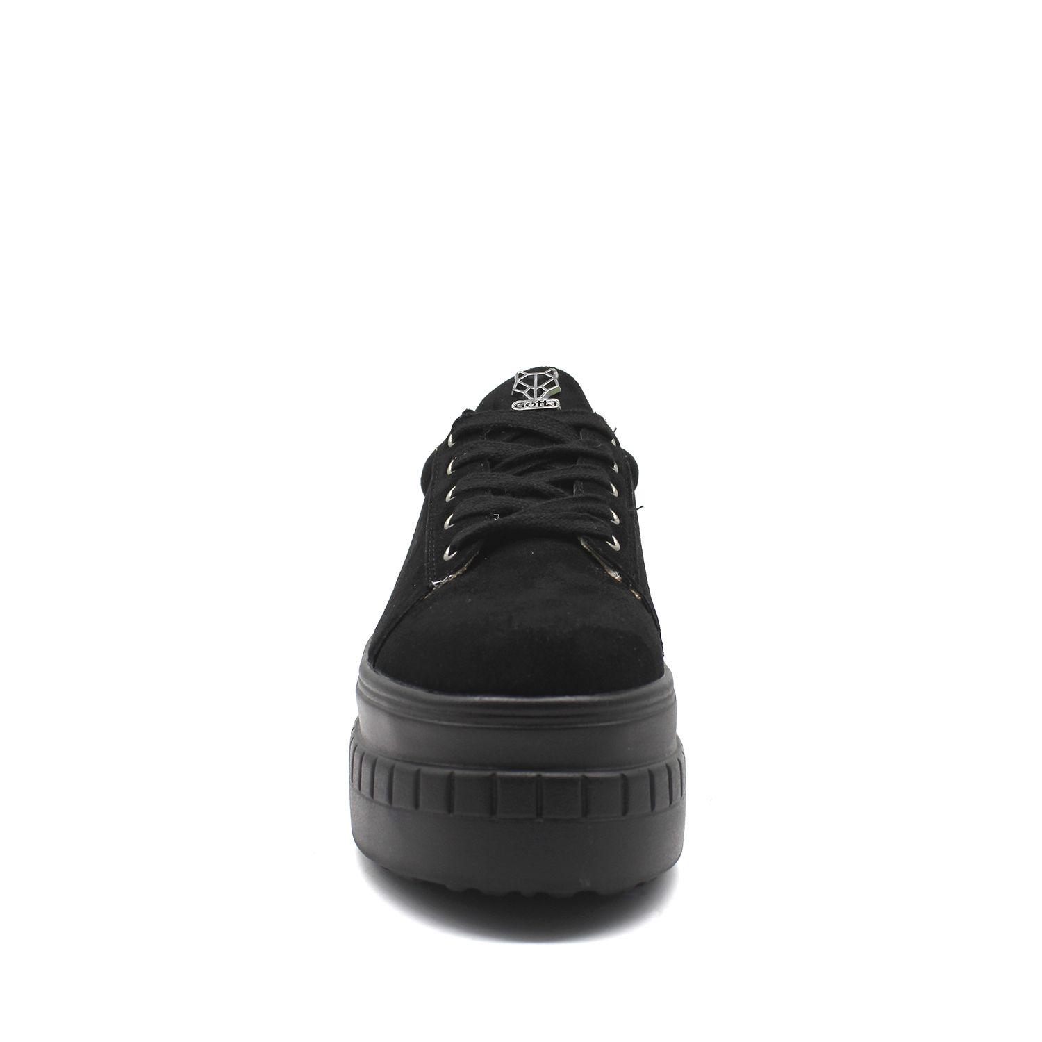Zapatilla Negra Mujer 13261 Gotta-2