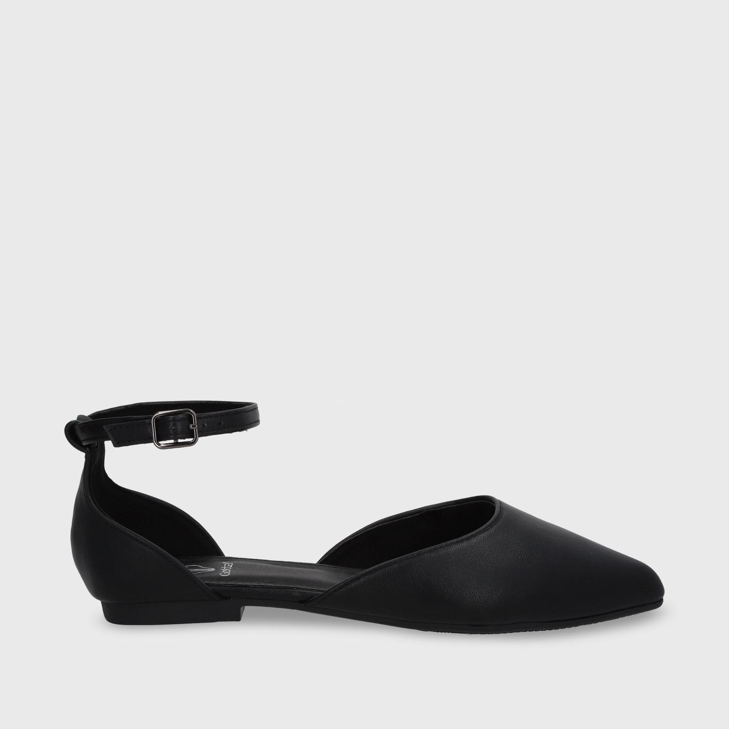 Ballerina Plano Negro Mujer 54010 Gotta-0