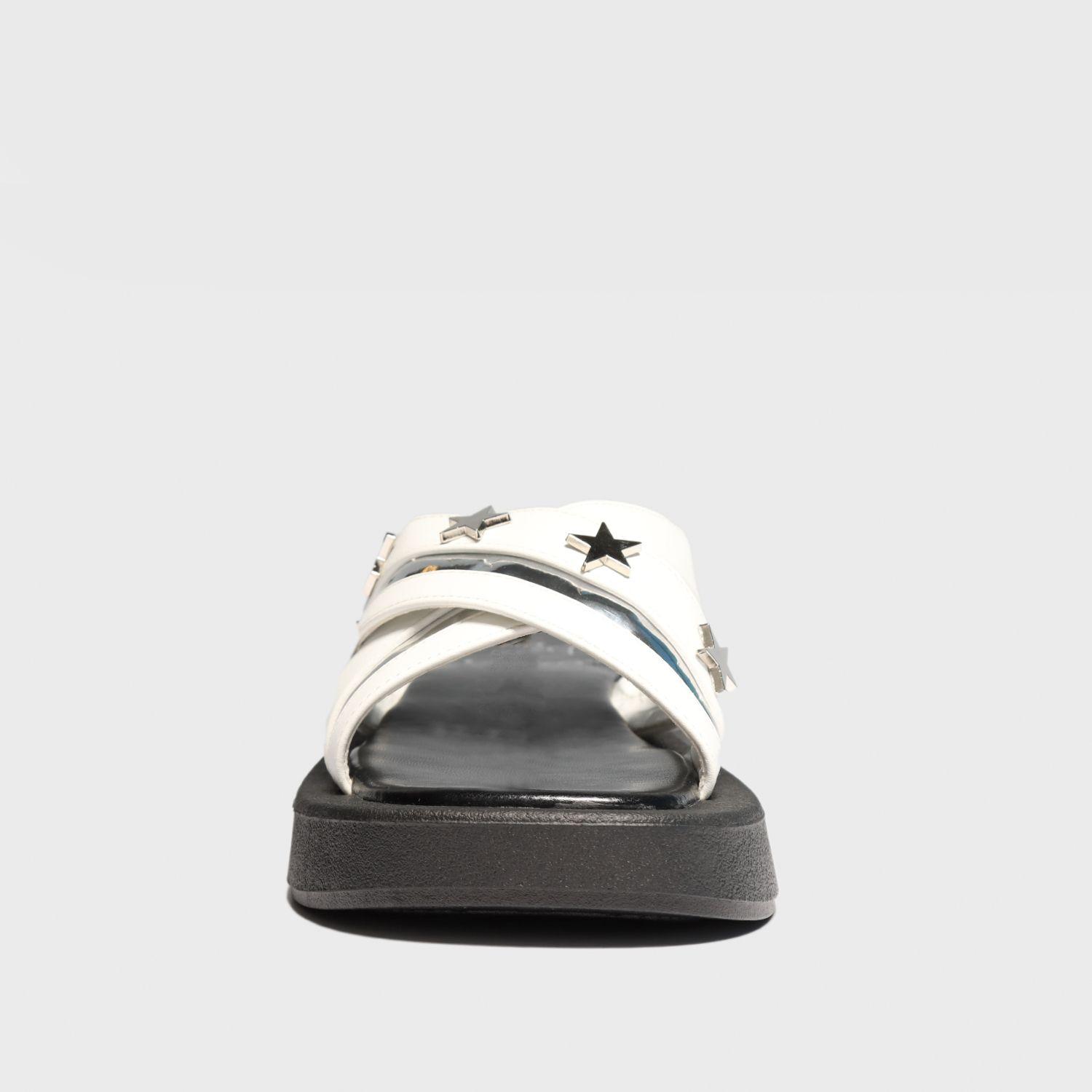 Sandalia Plana Blanca Mujer 23291 Gotta-2