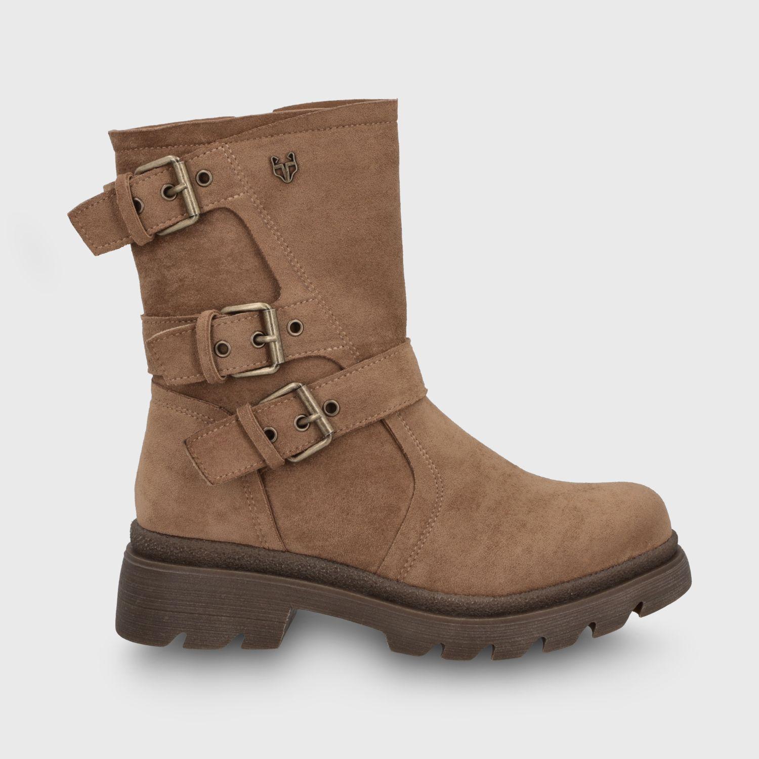 Botin Camel Mujer 55280 Gotta-0