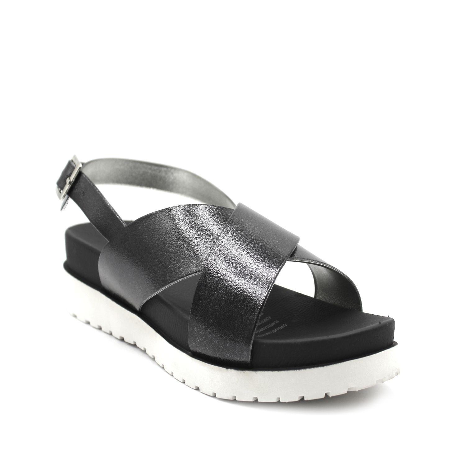Sandalia Negra Mujer 12061 Gotta-1