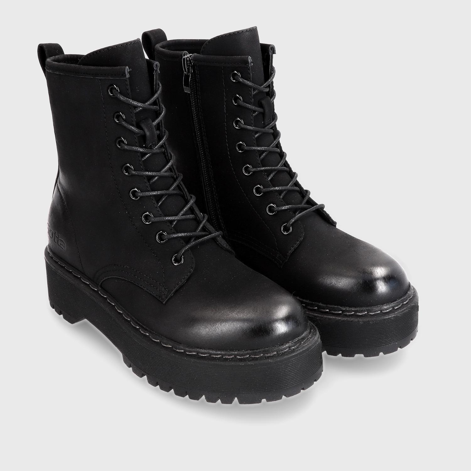 Botín Negro Mujer 26062 Gotta-2