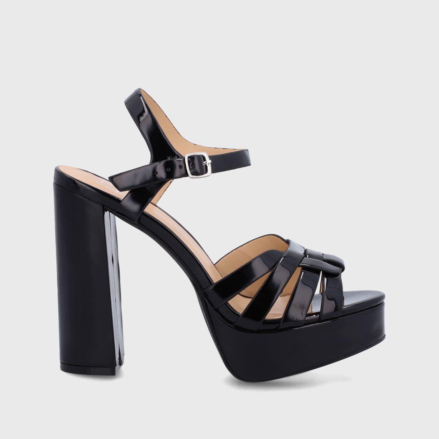 Sandalia Plataforma Negra Mujer 36101 Gotta-0