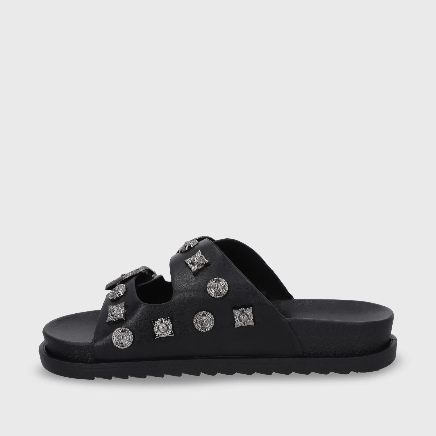 Sandalia Plana Negra Mujer 52050 Gotta-3