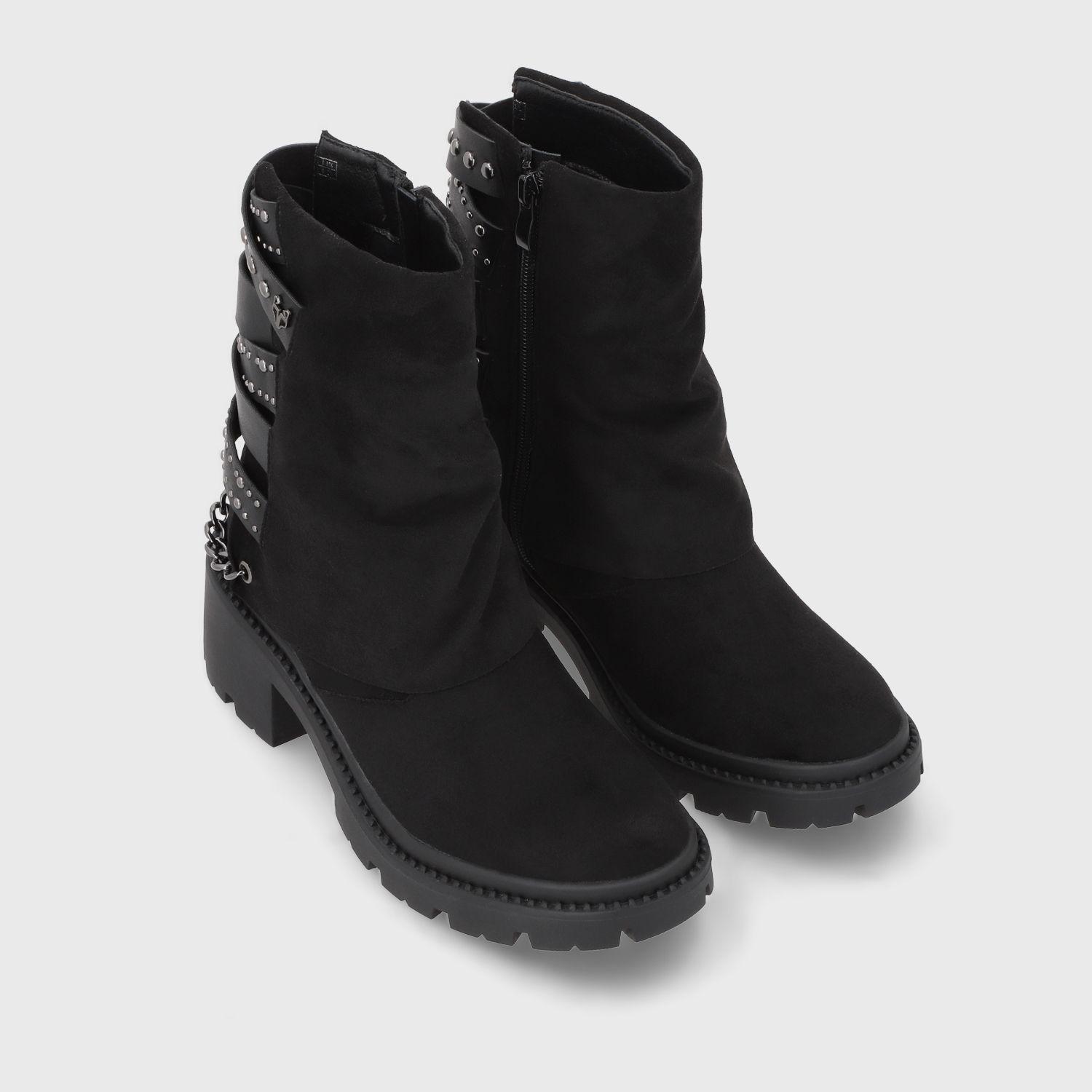 Botin Taco Negro Mujer 45746 Gotta-2
