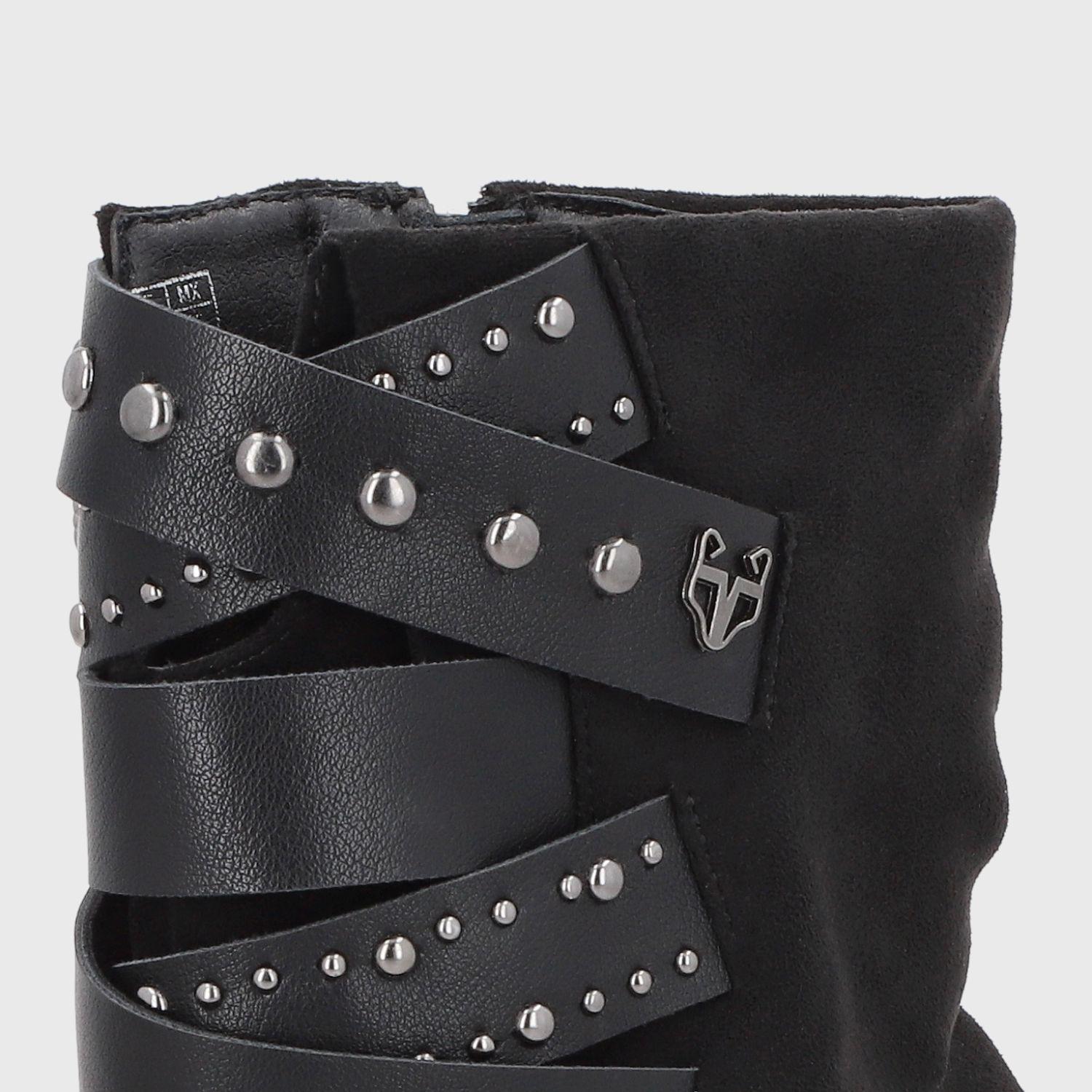 Botin Taco Negro Mujer 45746 Gotta-5