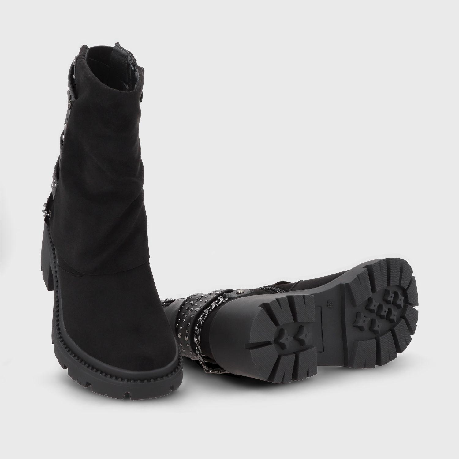 Botin Taco Negro Mujer 45746 Gotta-6