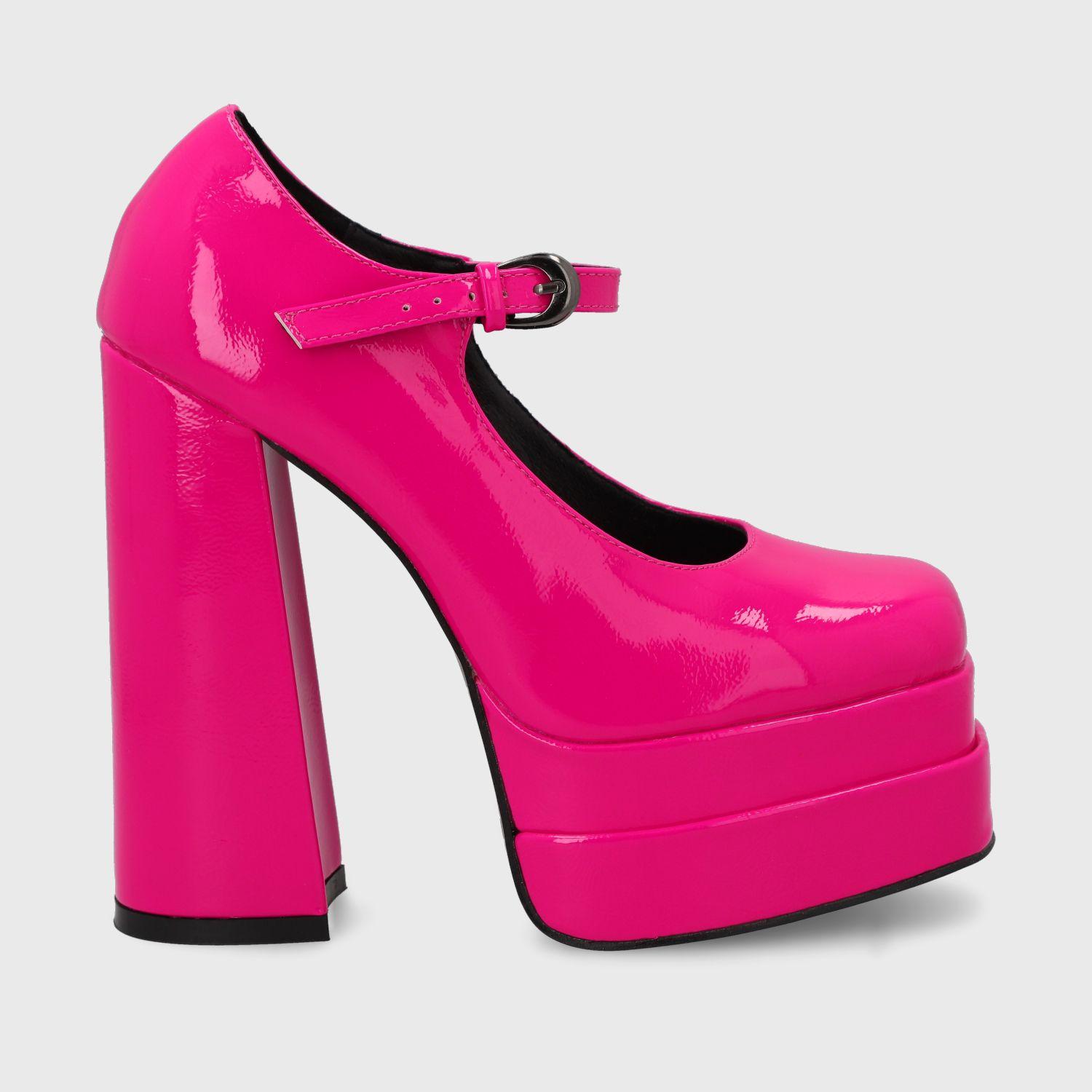 Zapato Plataforma Fucsia  Mujer 25913 Gotta-0