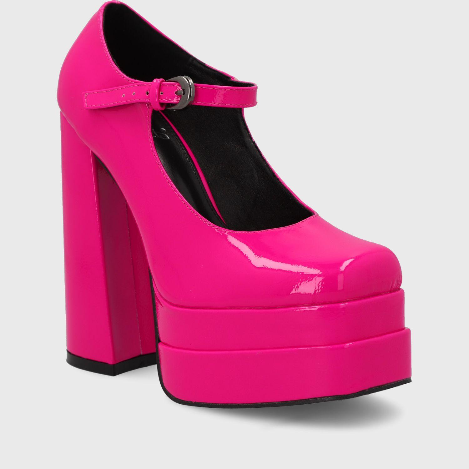 Zapato Plataforma Fucsia  Mujer 25913 Gotta-1