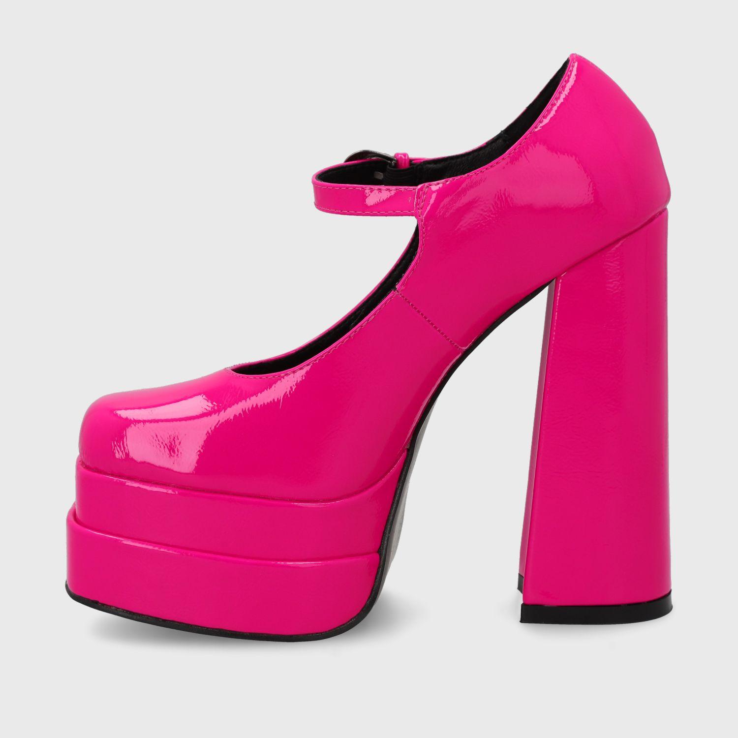 Zapato Plataforma Fucsia  Mujer 25913 Gotta-3