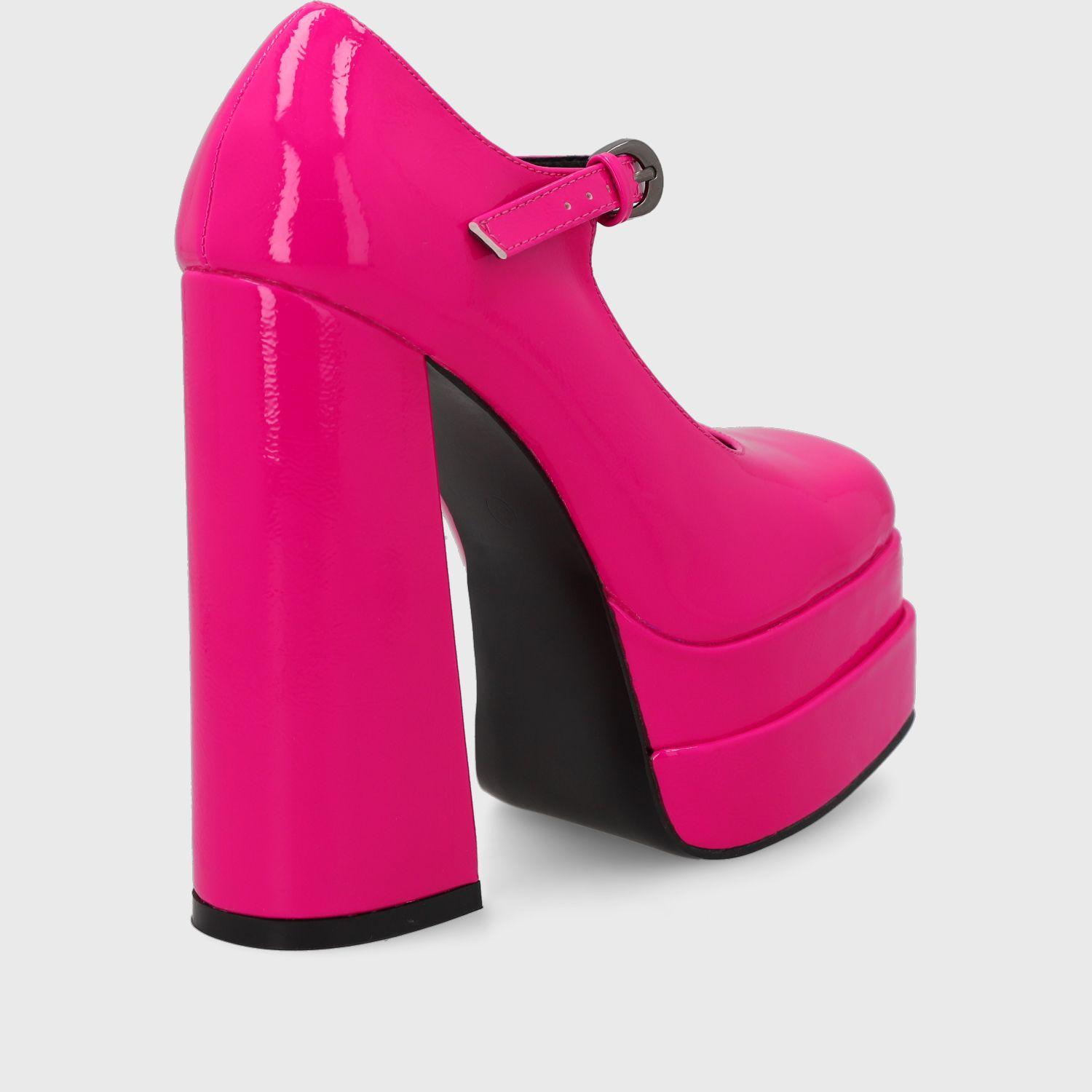 Zapato Plataforma Fucsia  Mujer 25913 Gotta-4