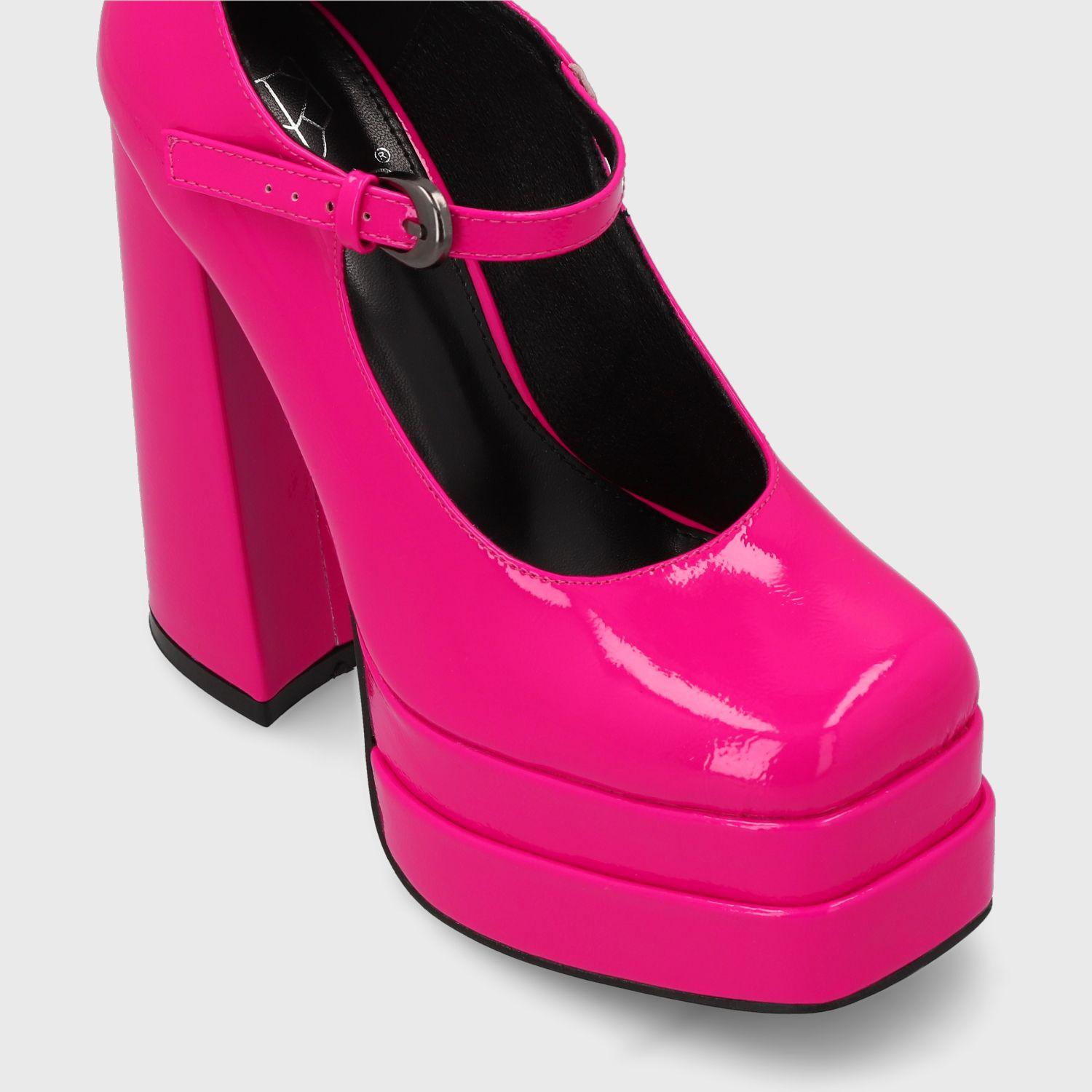 Zapato Plataforma Fucsia  Mujer 25913 Gotta-5