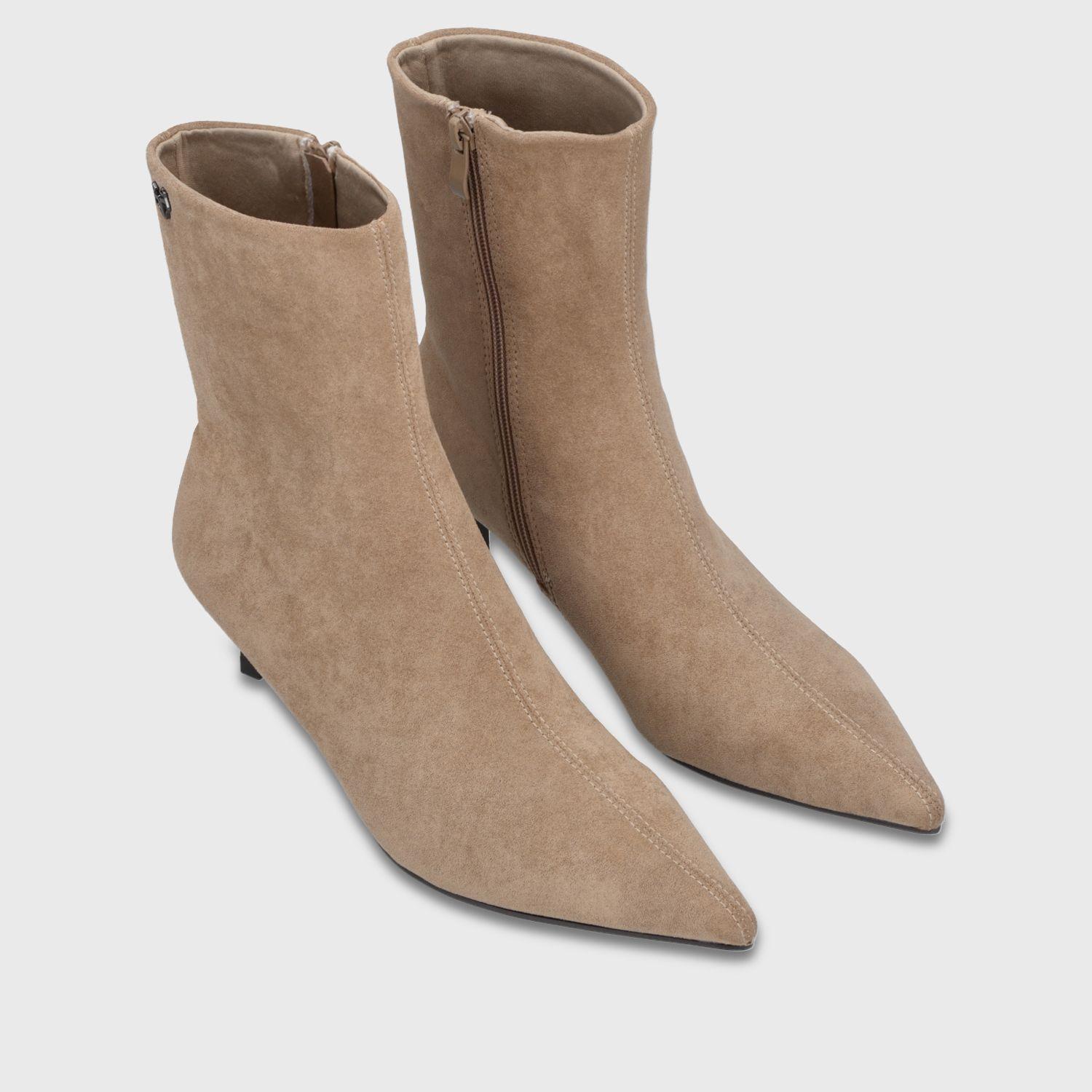 Botin Taco Beige Mujer 6588024 Gotta-2