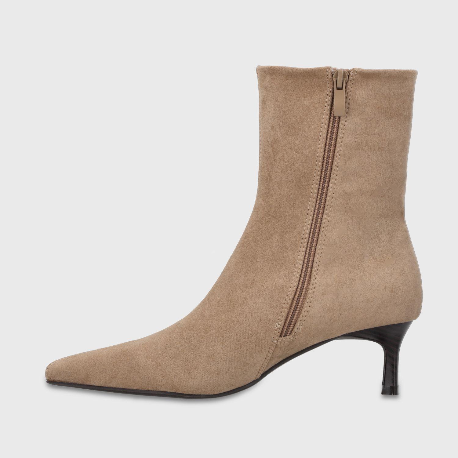 Botin Taco Beige Mujer 6588024 Gotta-3