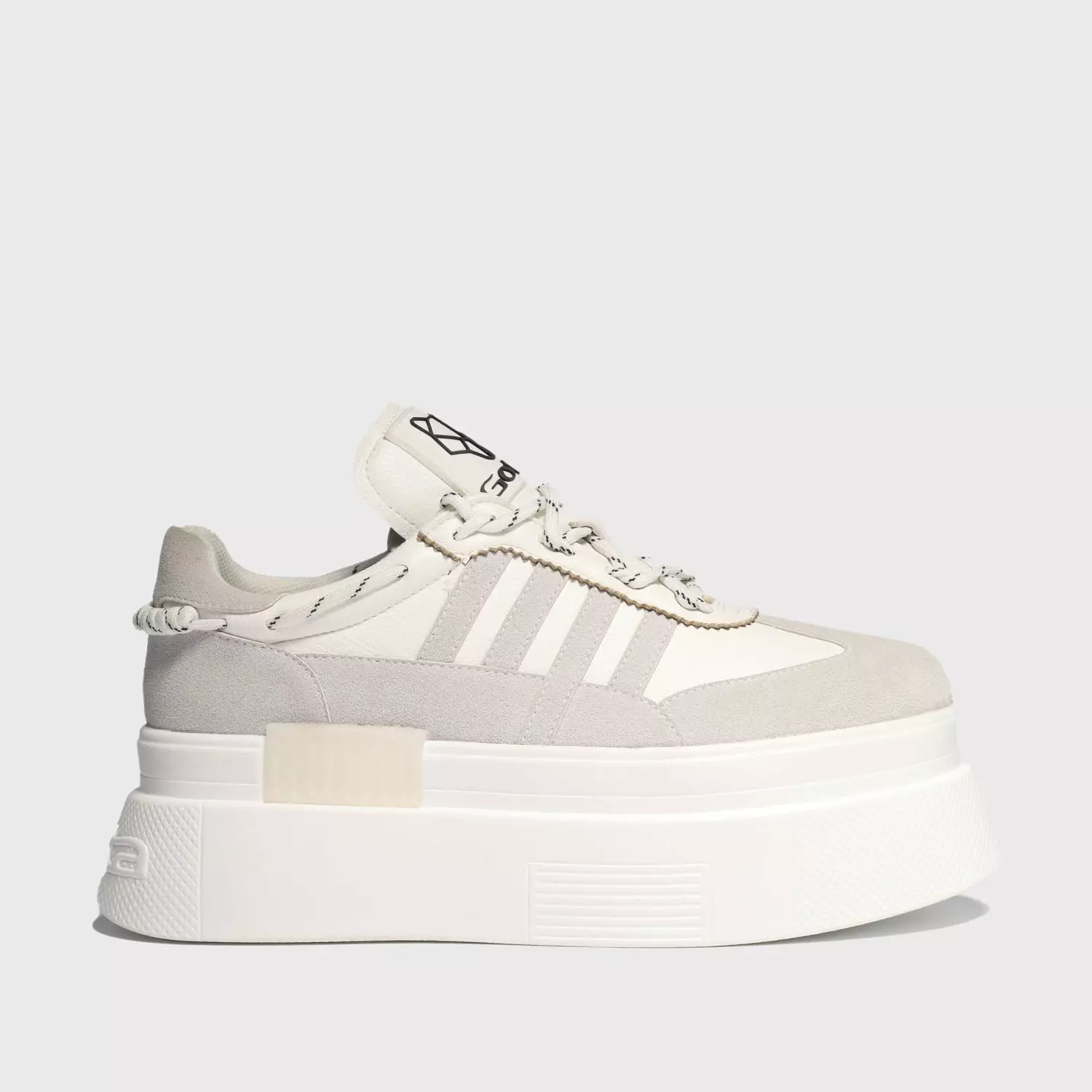 Zapatilla Plataforma Blanca Mujer 13412 Gotta-0