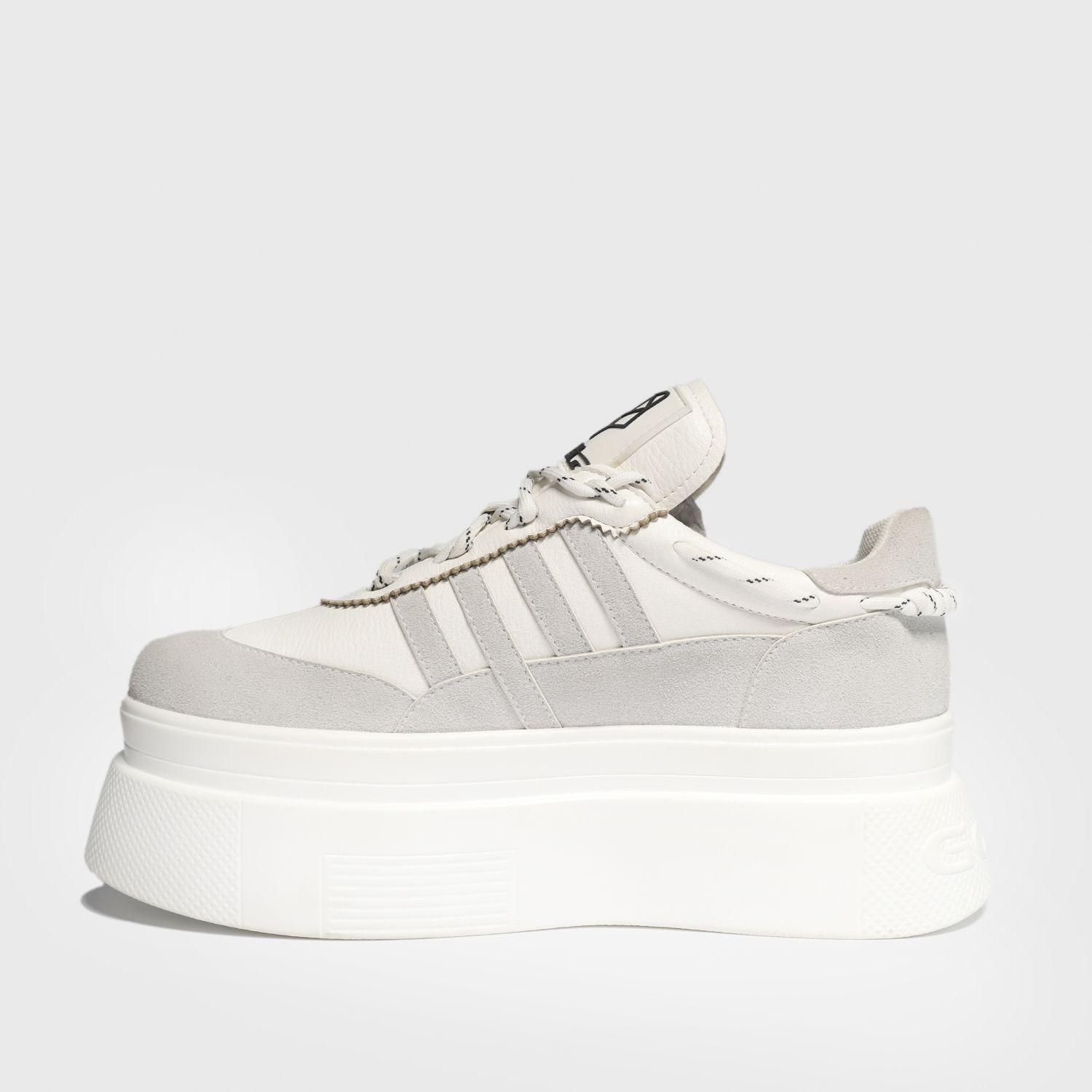 Zapatilla Plataforma Blanca Mujer 13412 Gotta-3