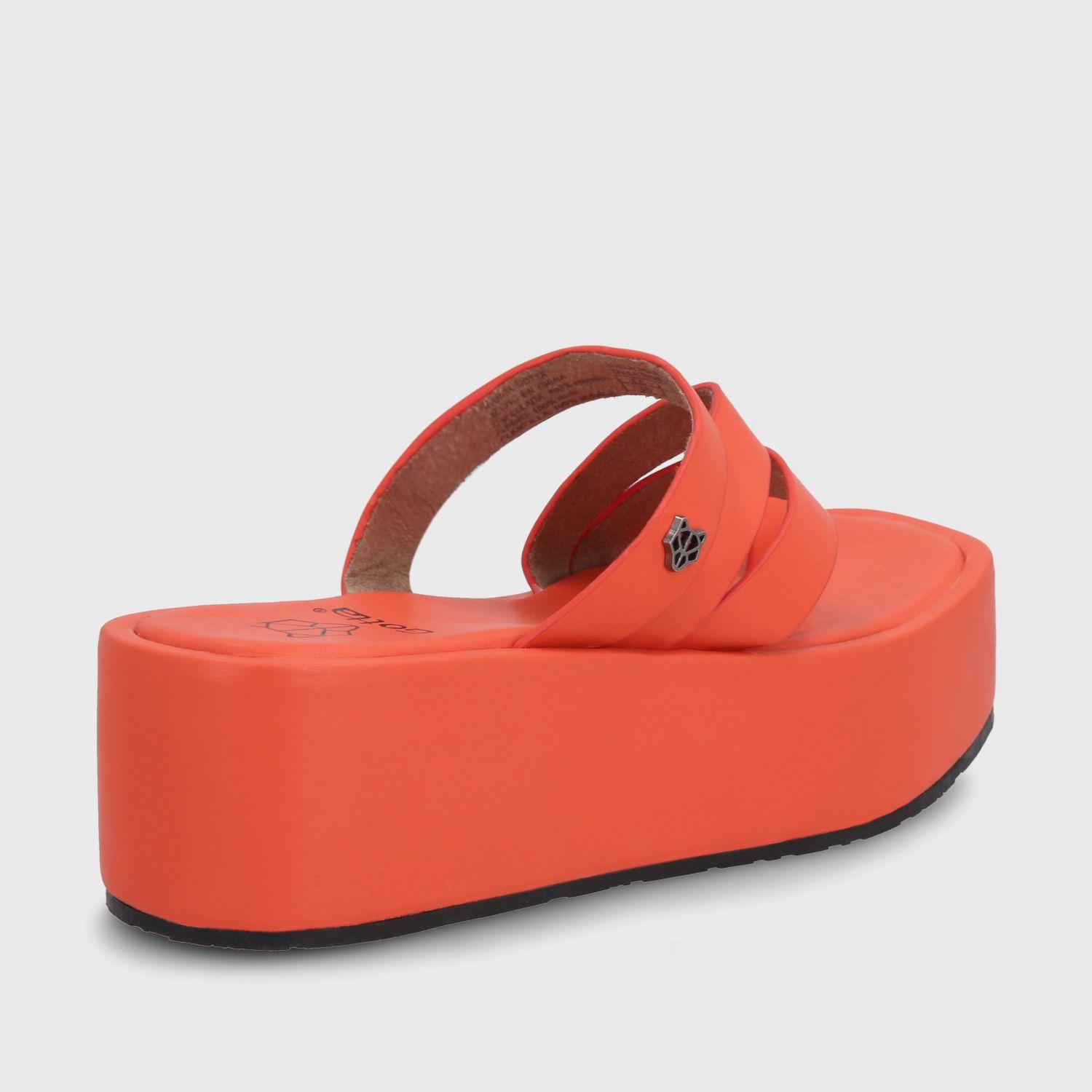 Sandalia Plataforma Naranja Mujer 35221 Gotta-4