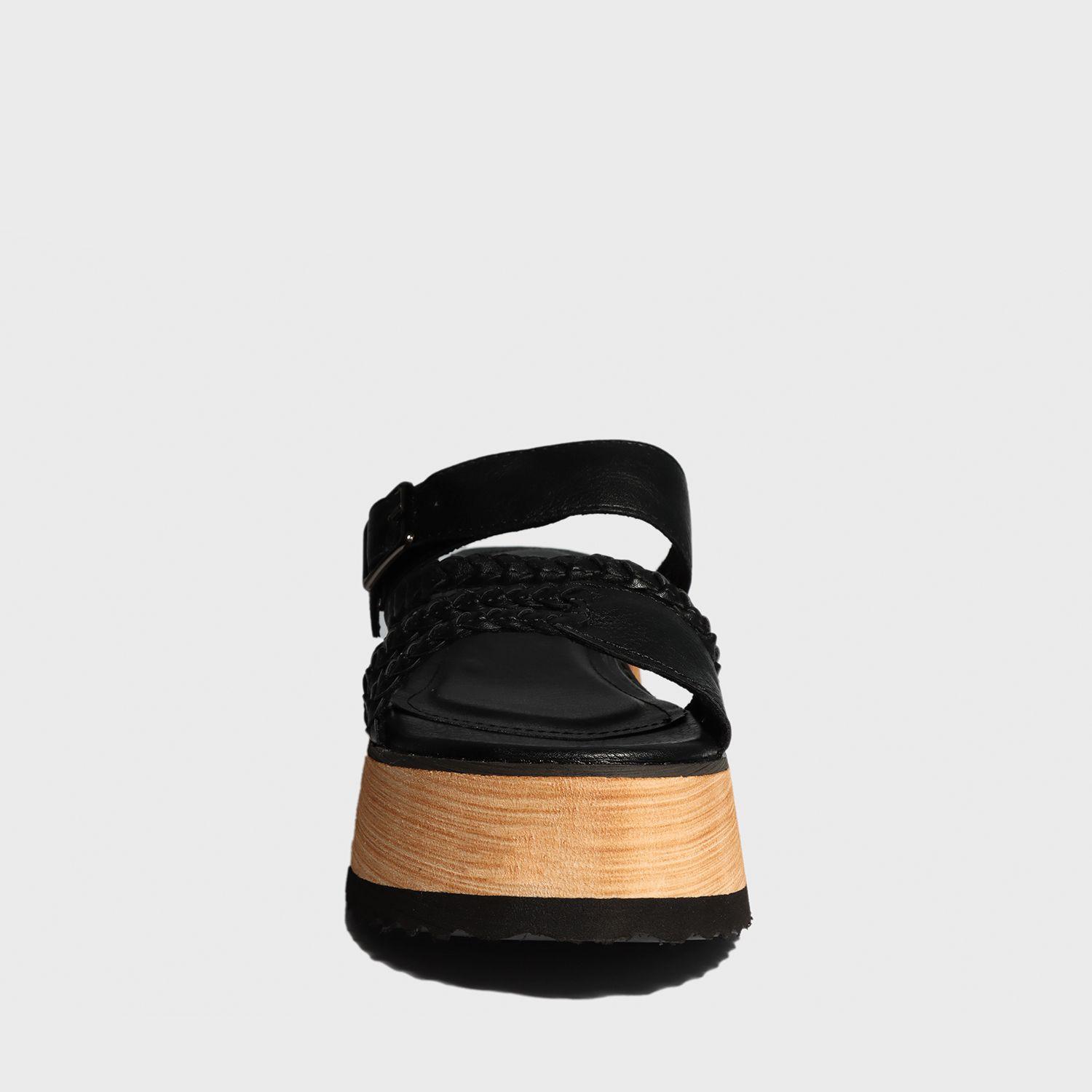 Sandalia Plataforma Negra Mujer 15281 Gotta-2