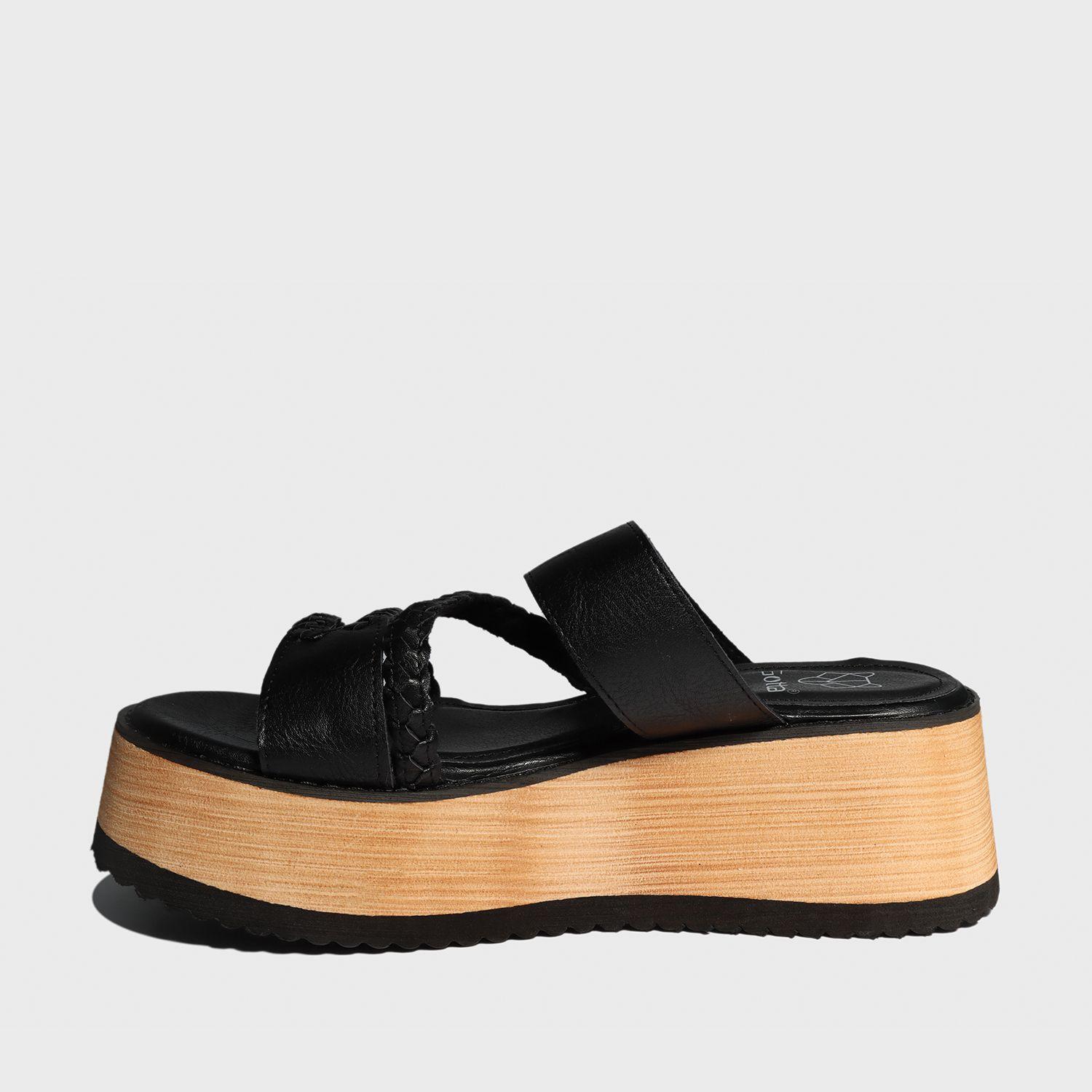 Sandalia Plataforma Negra Mujer 15281 Gotta-3
