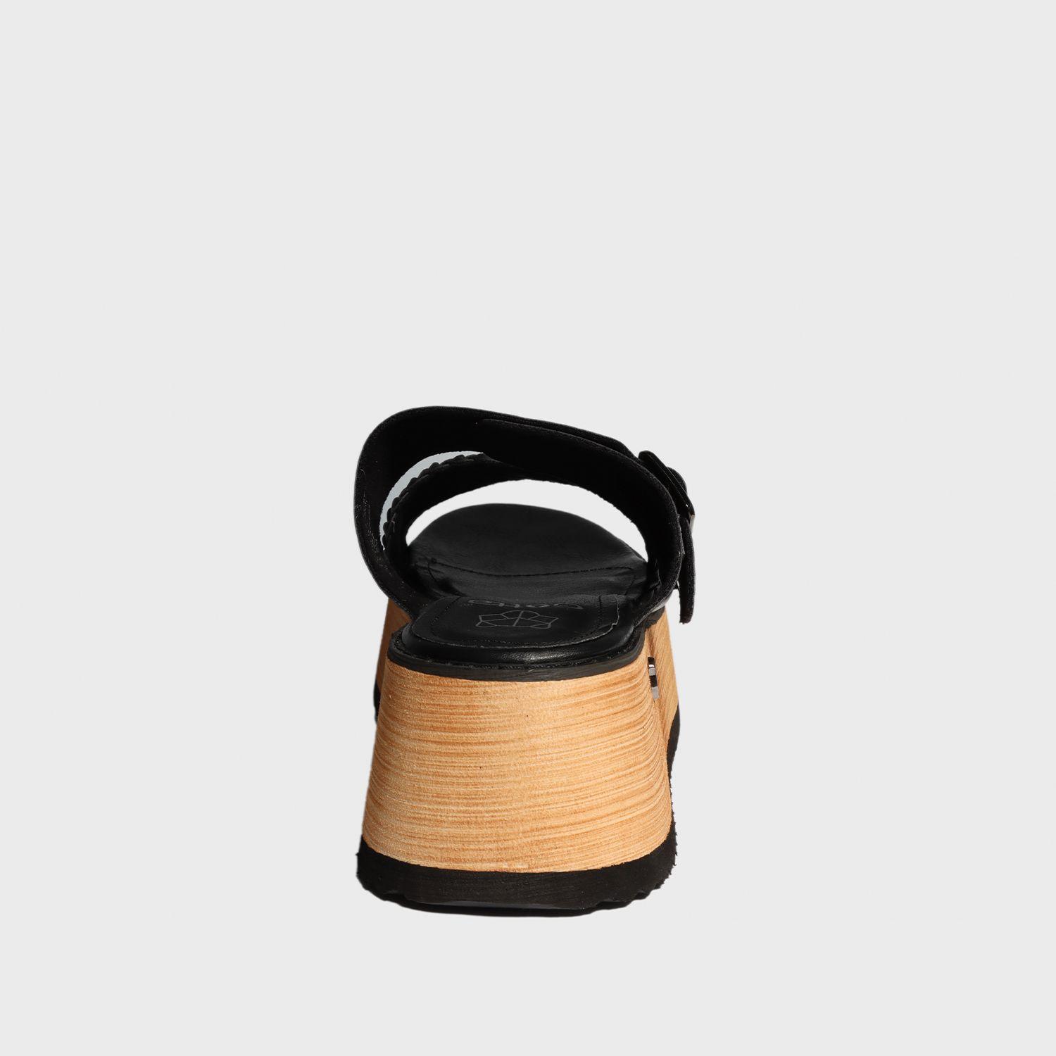 Sandalia Plataforma Negra Mujer 15281 Gotta-4