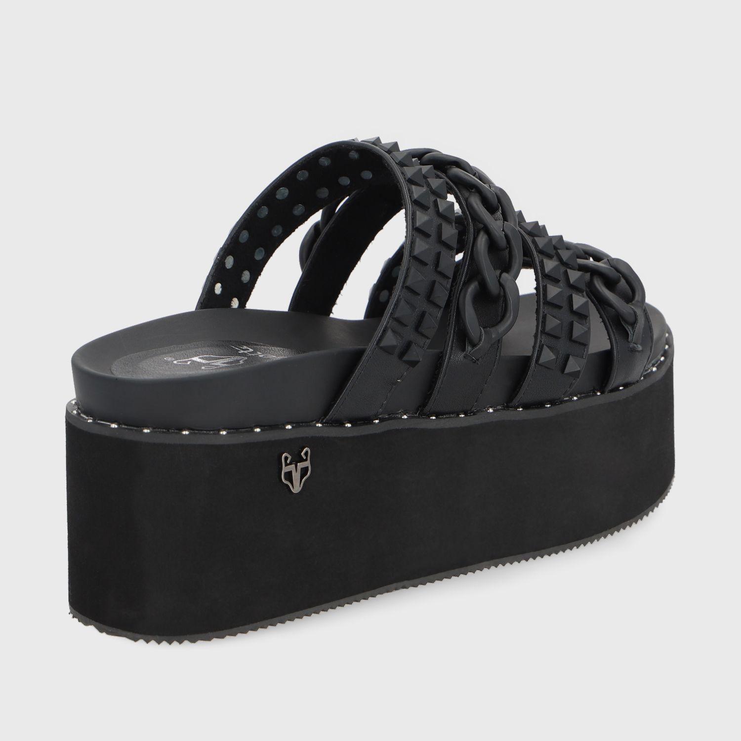 Sandalia Negra B Mujer 1566B Gotta-4