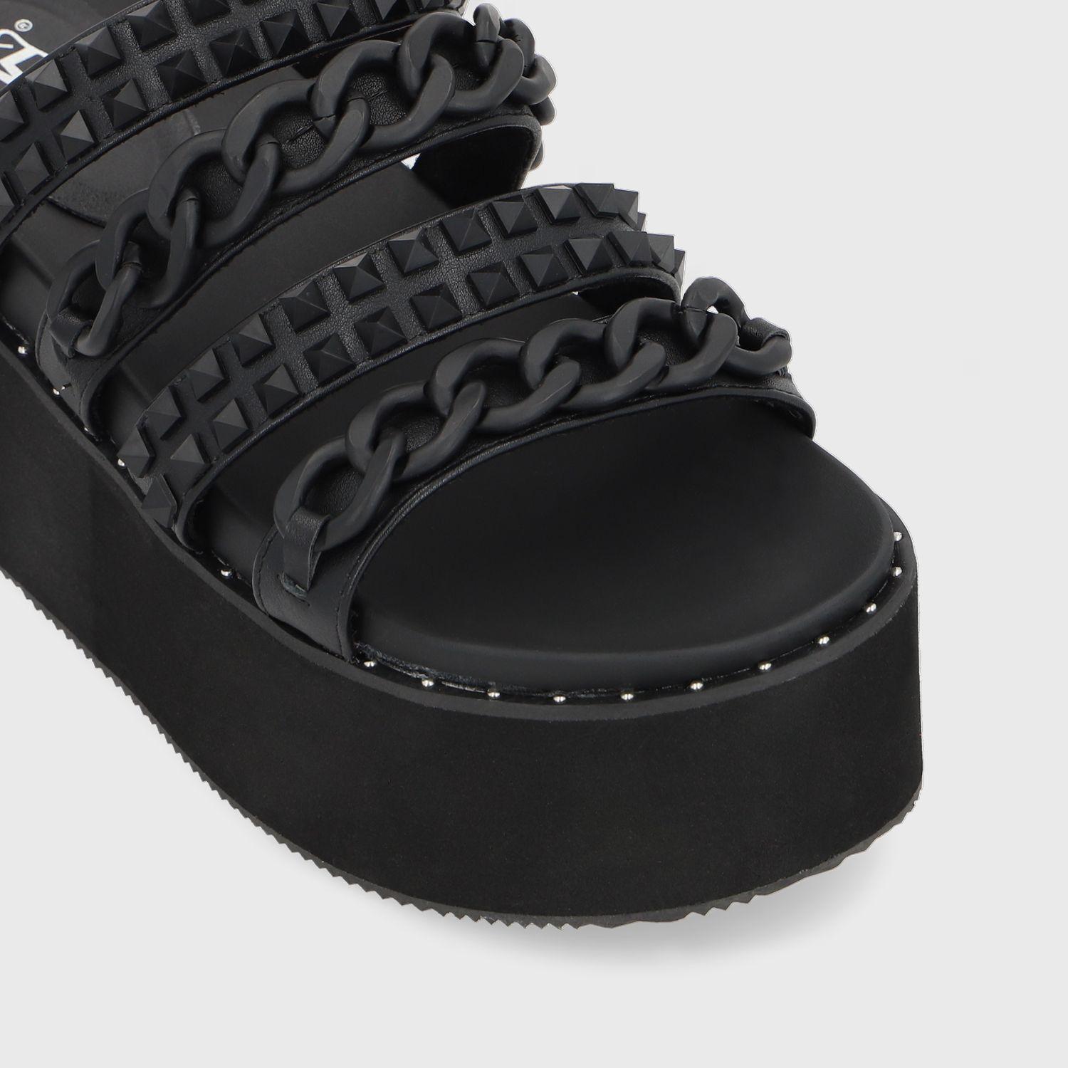 Sandalia Negra B Mujer 1566B Gotta-5