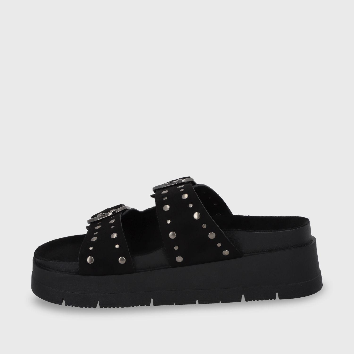 Sandalia Plataforma Negra Mujer 55230 Gotta-5