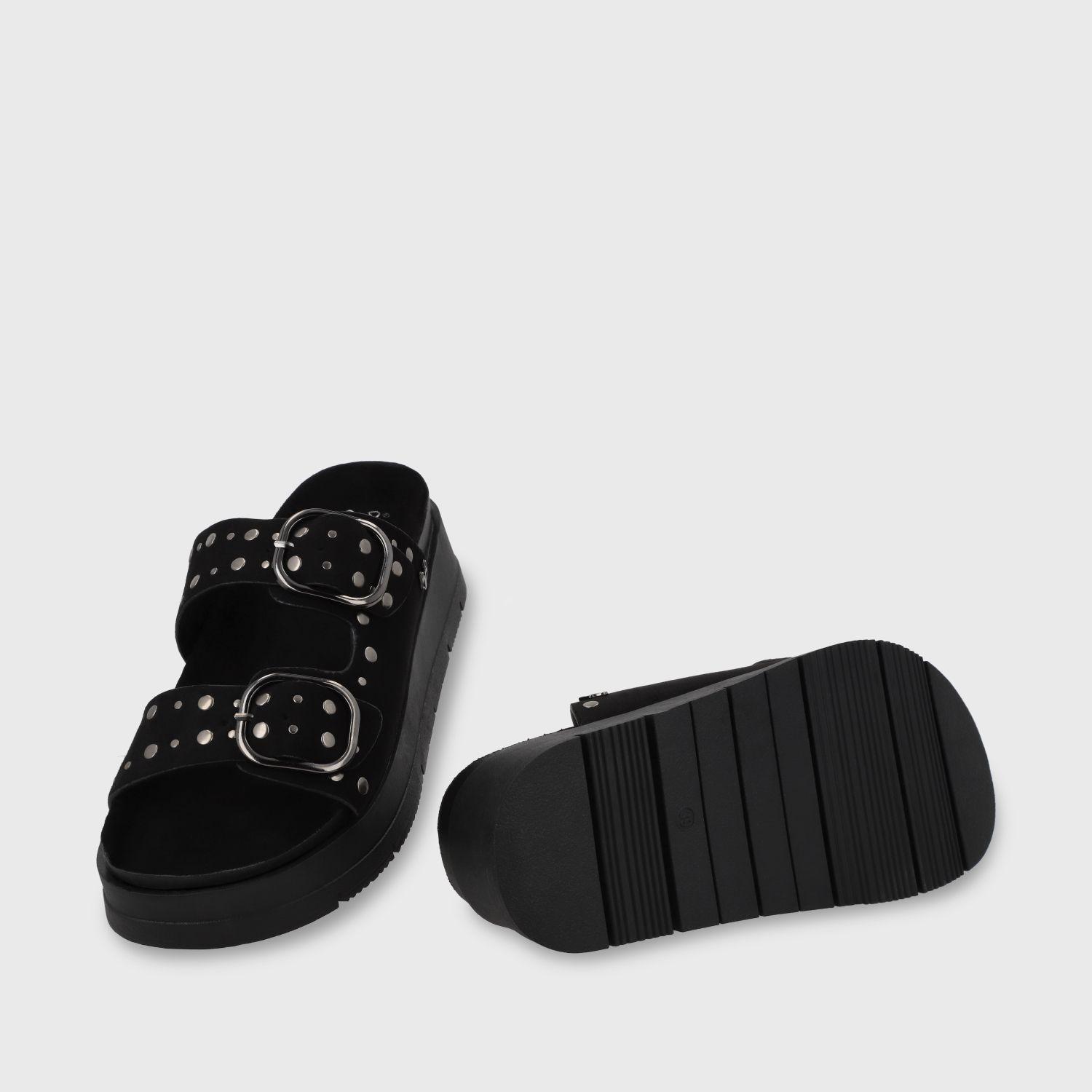 Sandalia Plataforma Negra Mujer 55230 Gotta-8