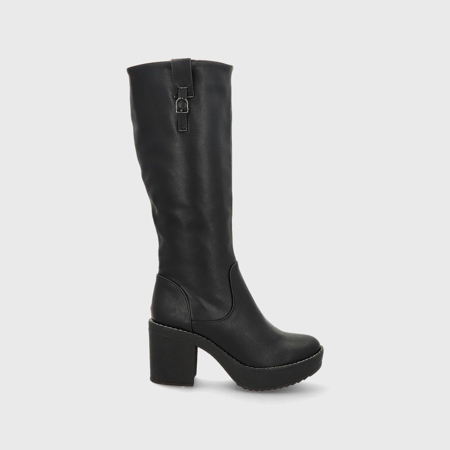 Bota Taco Negra Mujer 13501 Gotta-0