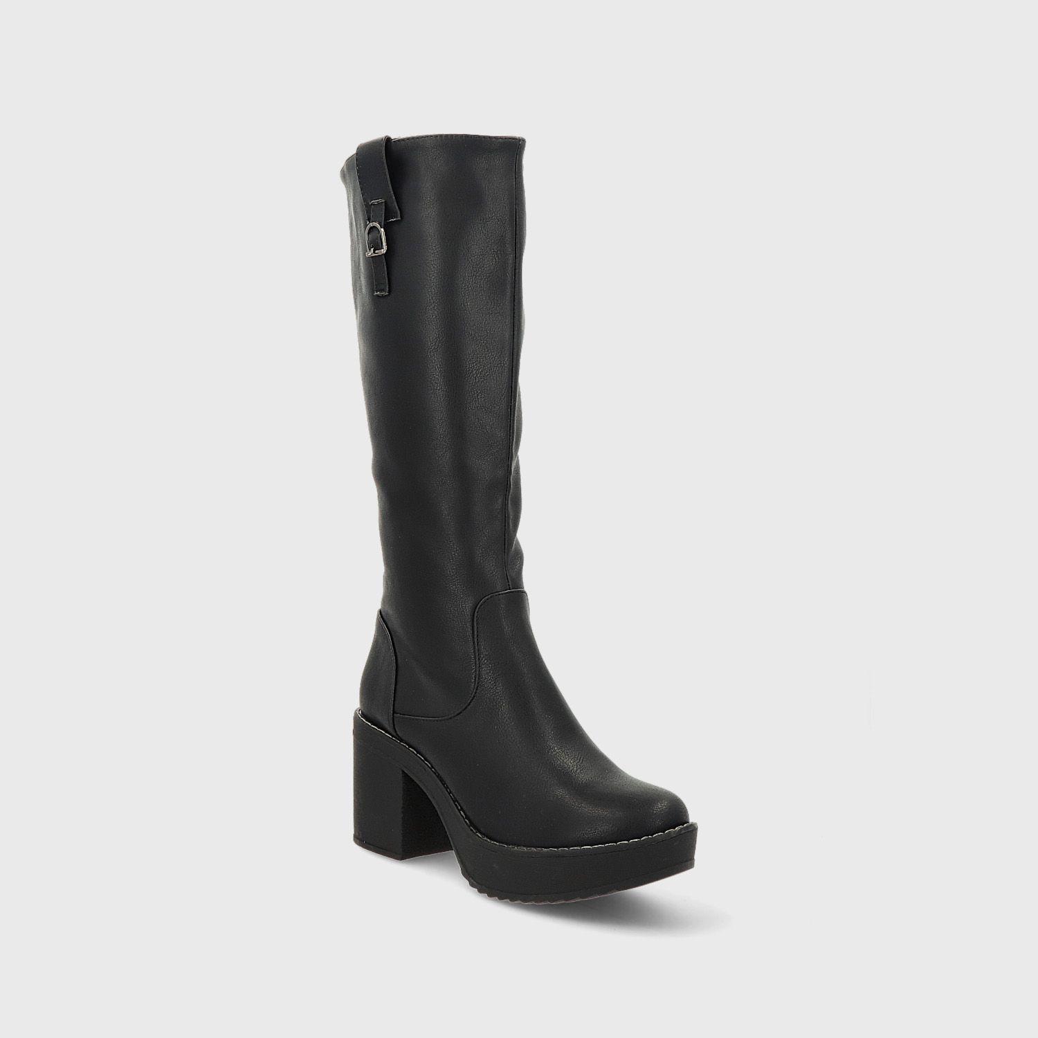 Bota Taco Negra Mujer 13501 Gotta-1