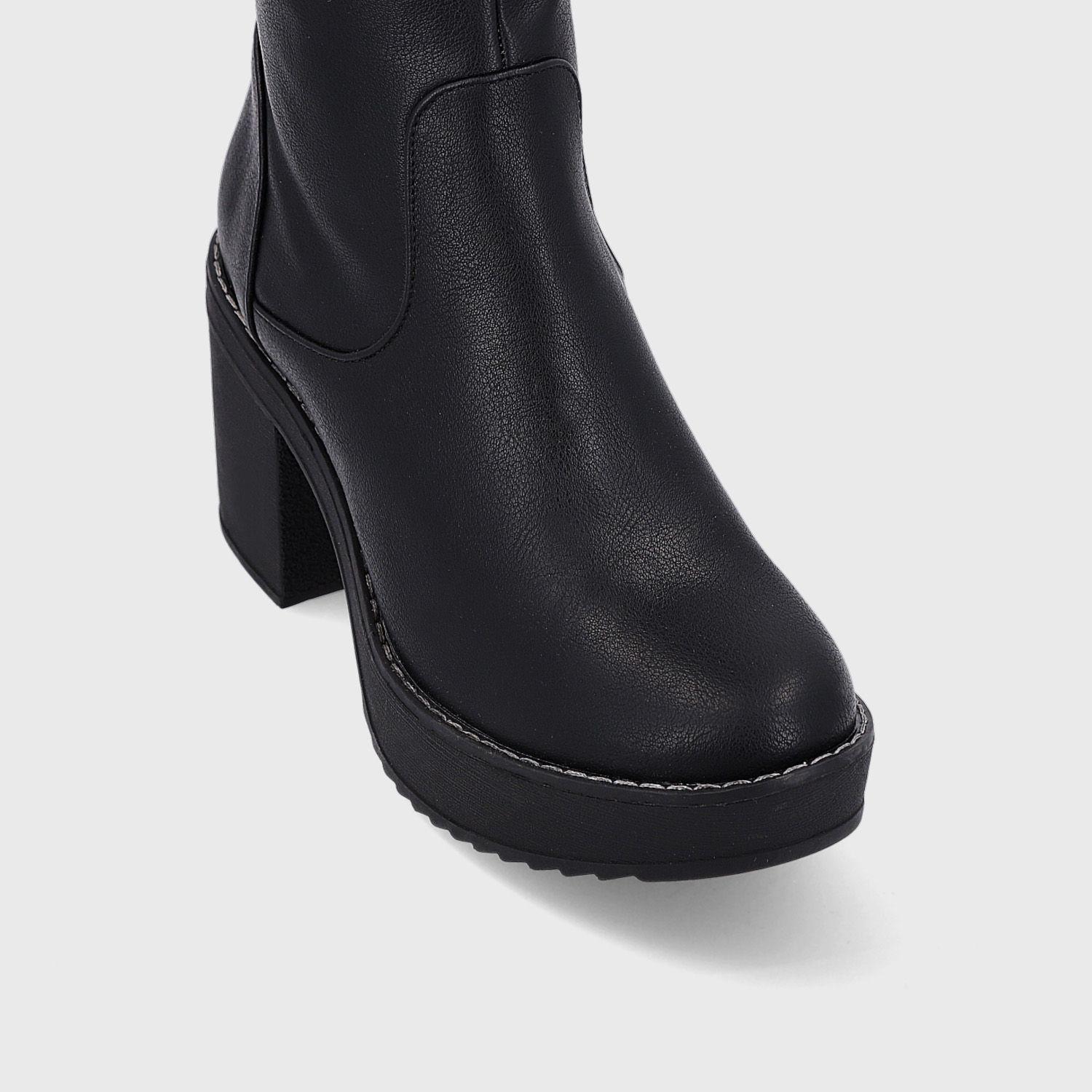 Bota Taco Negra Mujer 13501 Gotta-5