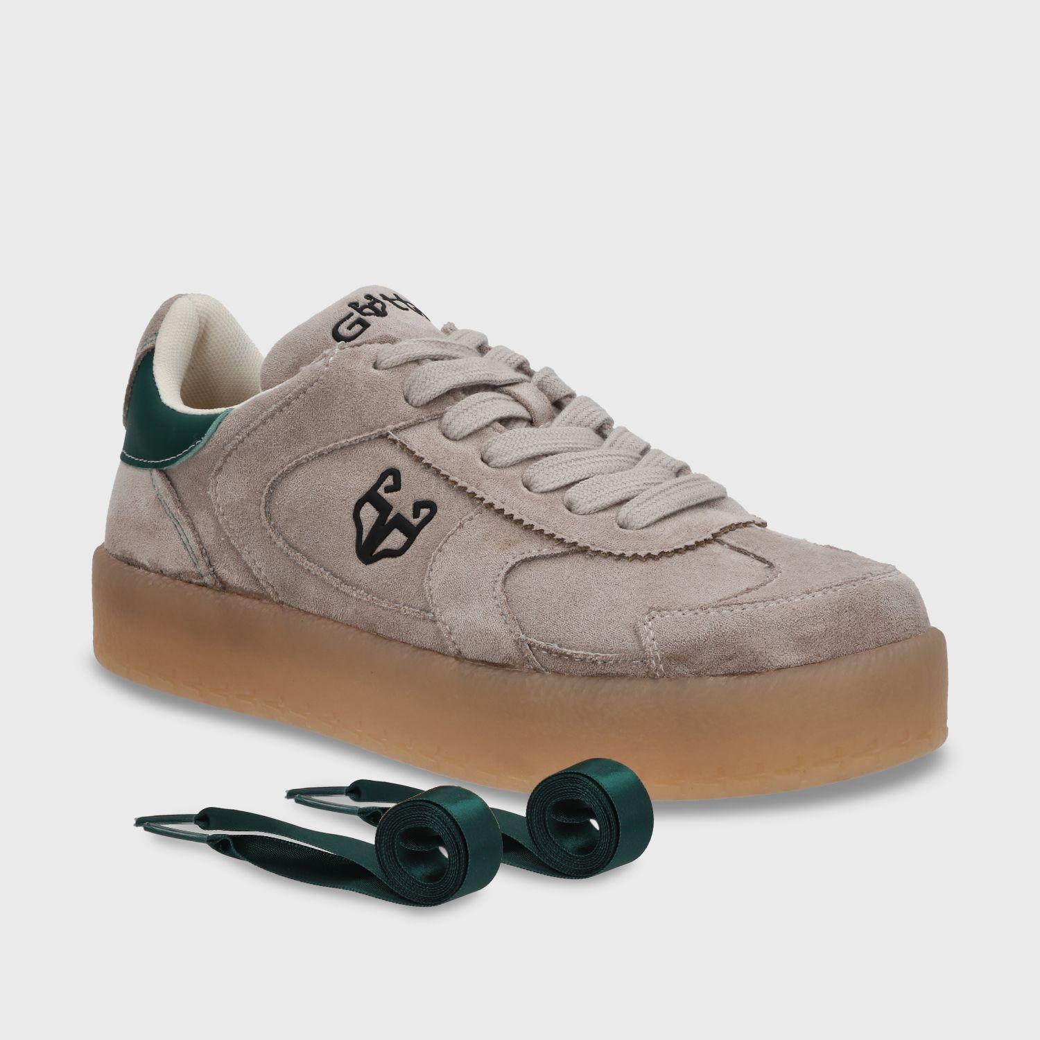 zapatilla Plano Gris Mujer 53741 Gotta-8