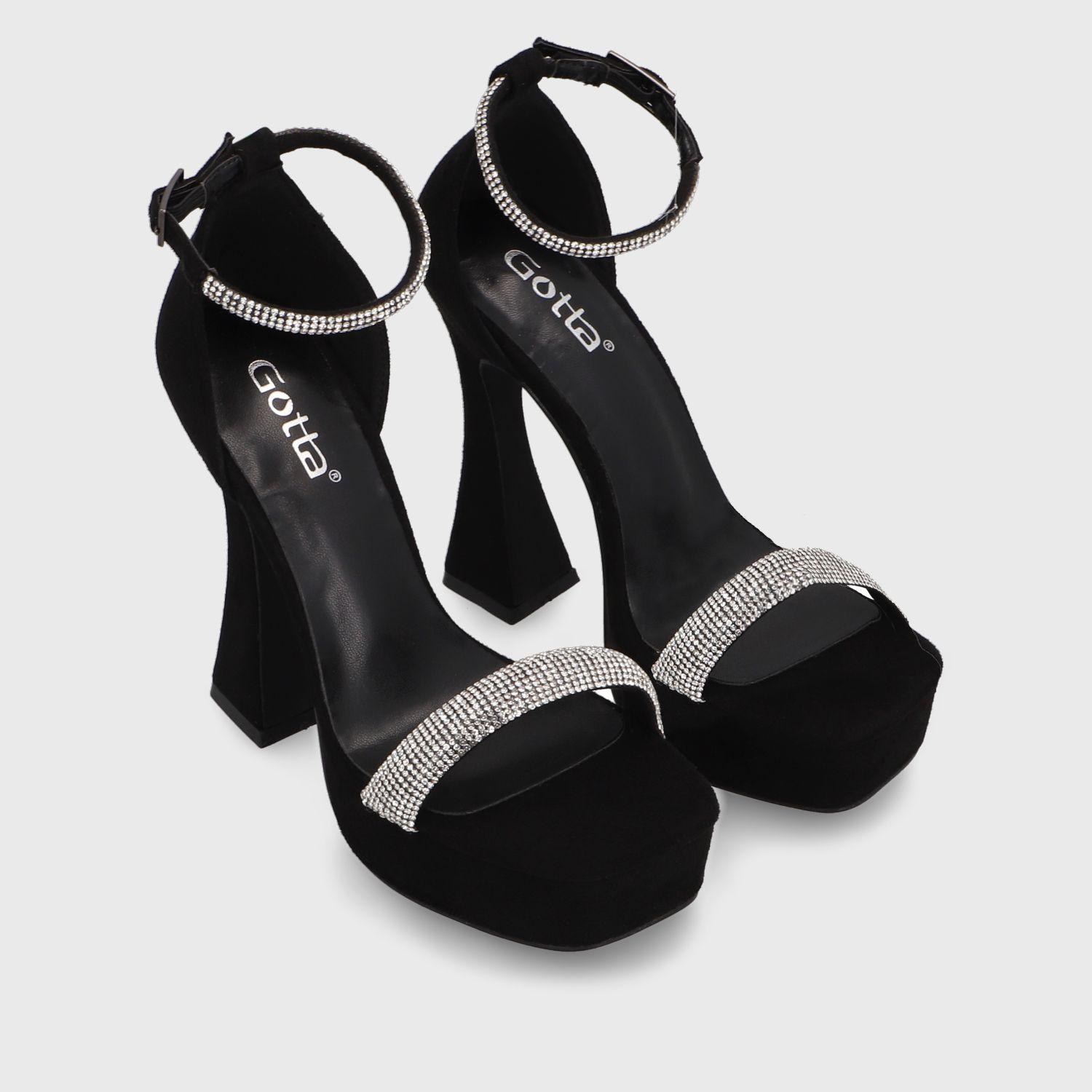 Sandalia Negra  Mujer 45942 Gotta-2