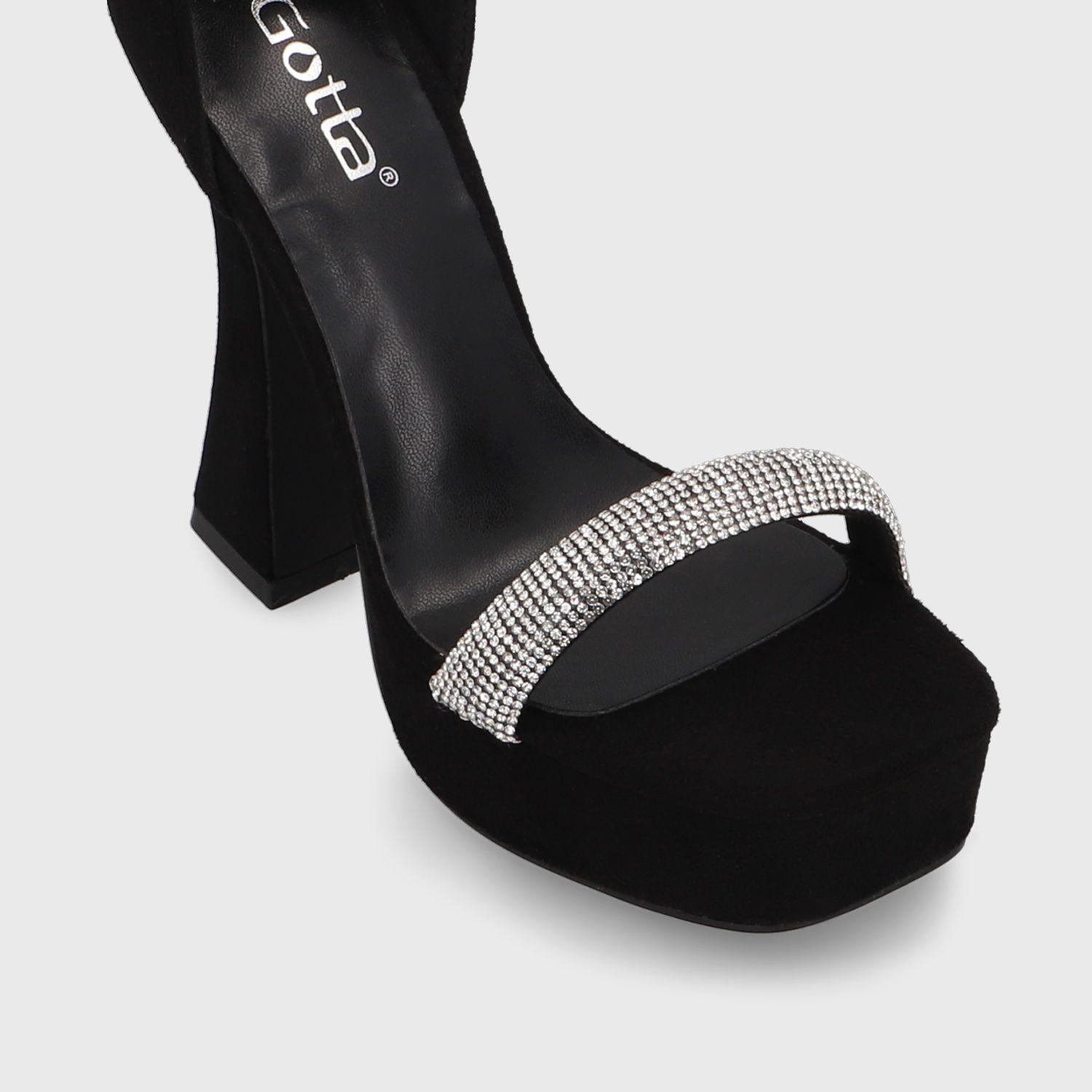 Sandalia Negra  Mujer 45942 Gotta-5