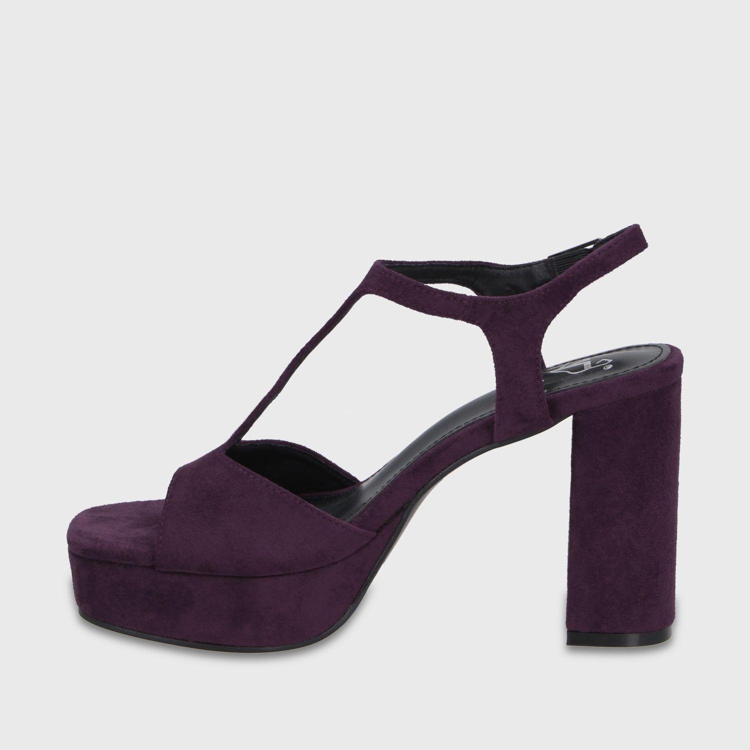 Sandalia Taco Burdeo Mujer 659100 Gotta-3