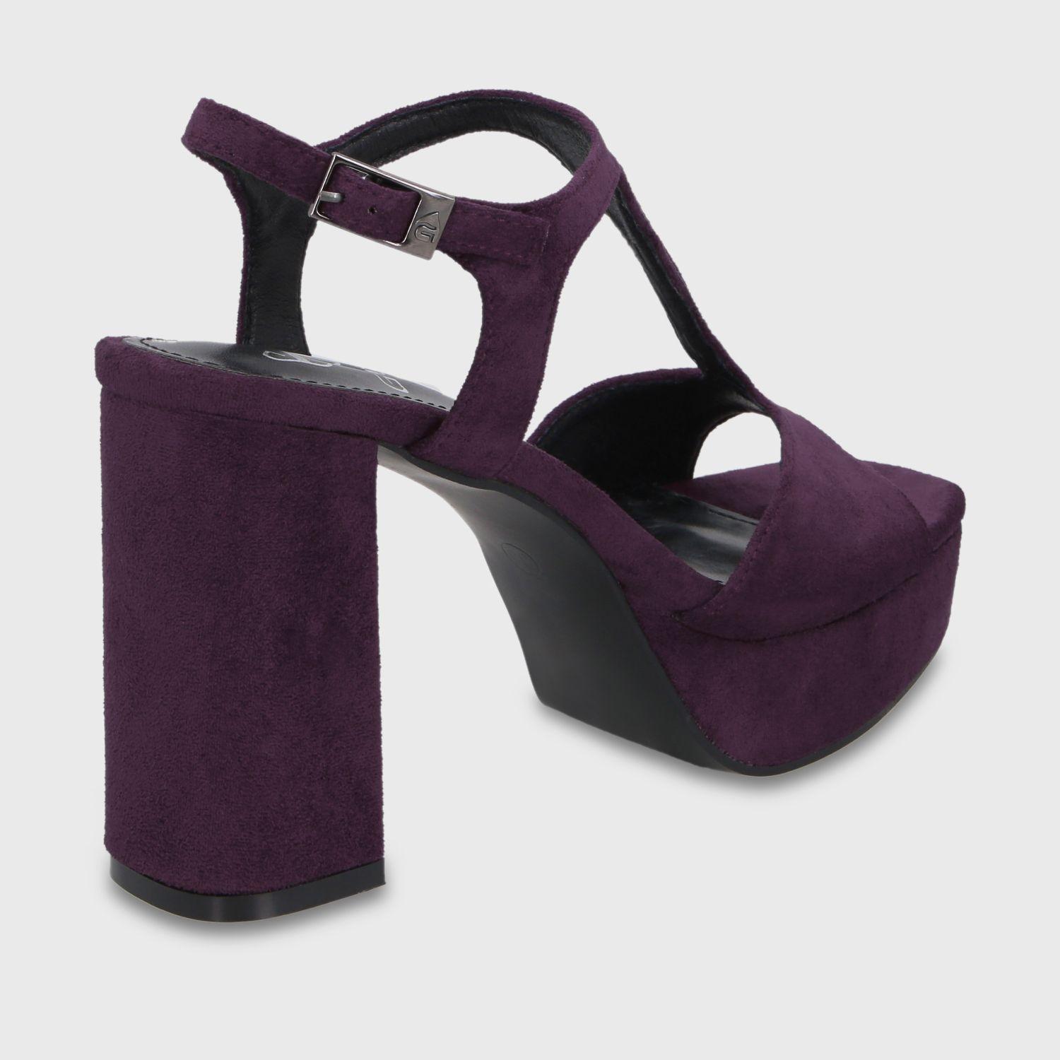 Sandalia Taco Burdeo Mujer 659100 Gotta-4