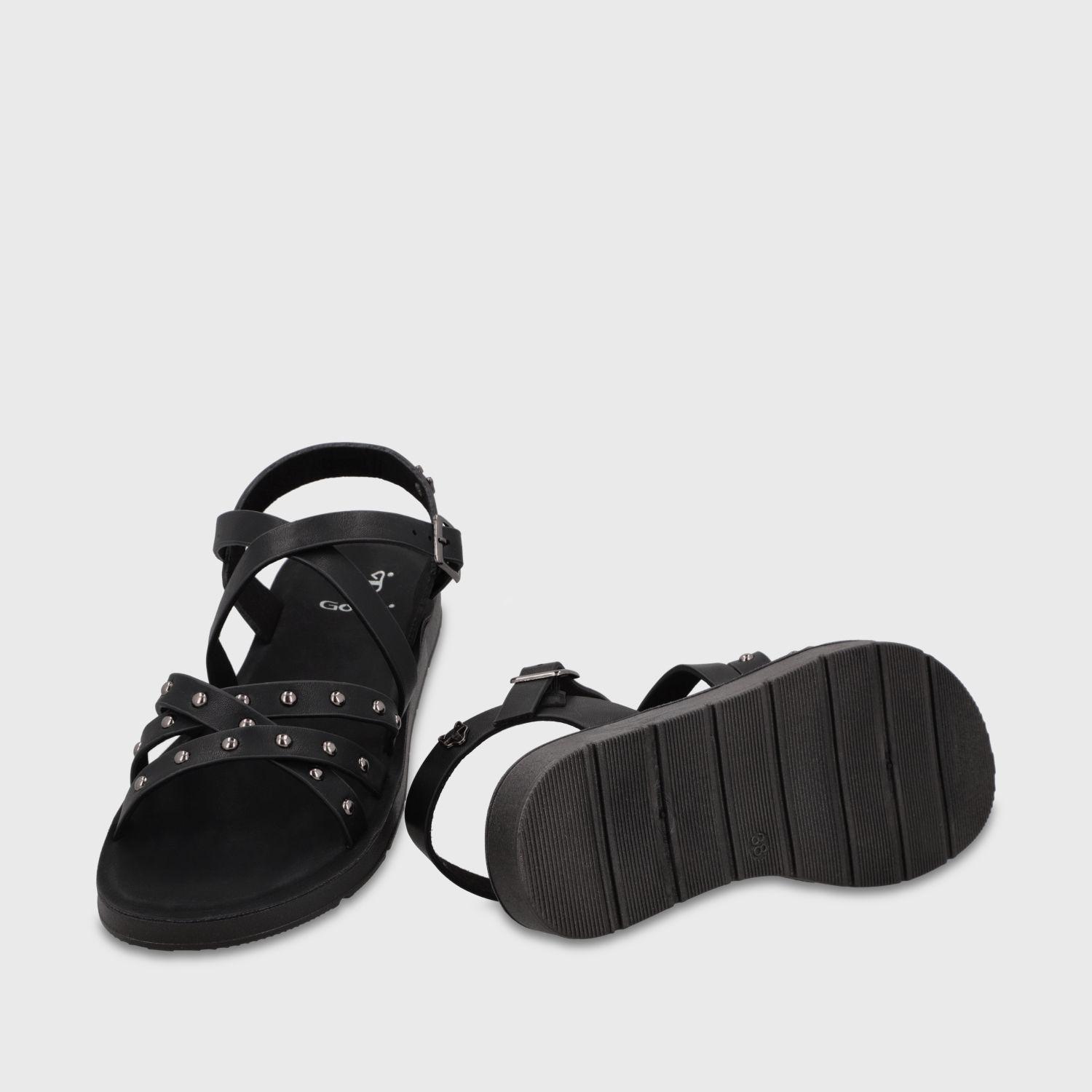 Sandalia Negra Mujer 65700 Gotta-6