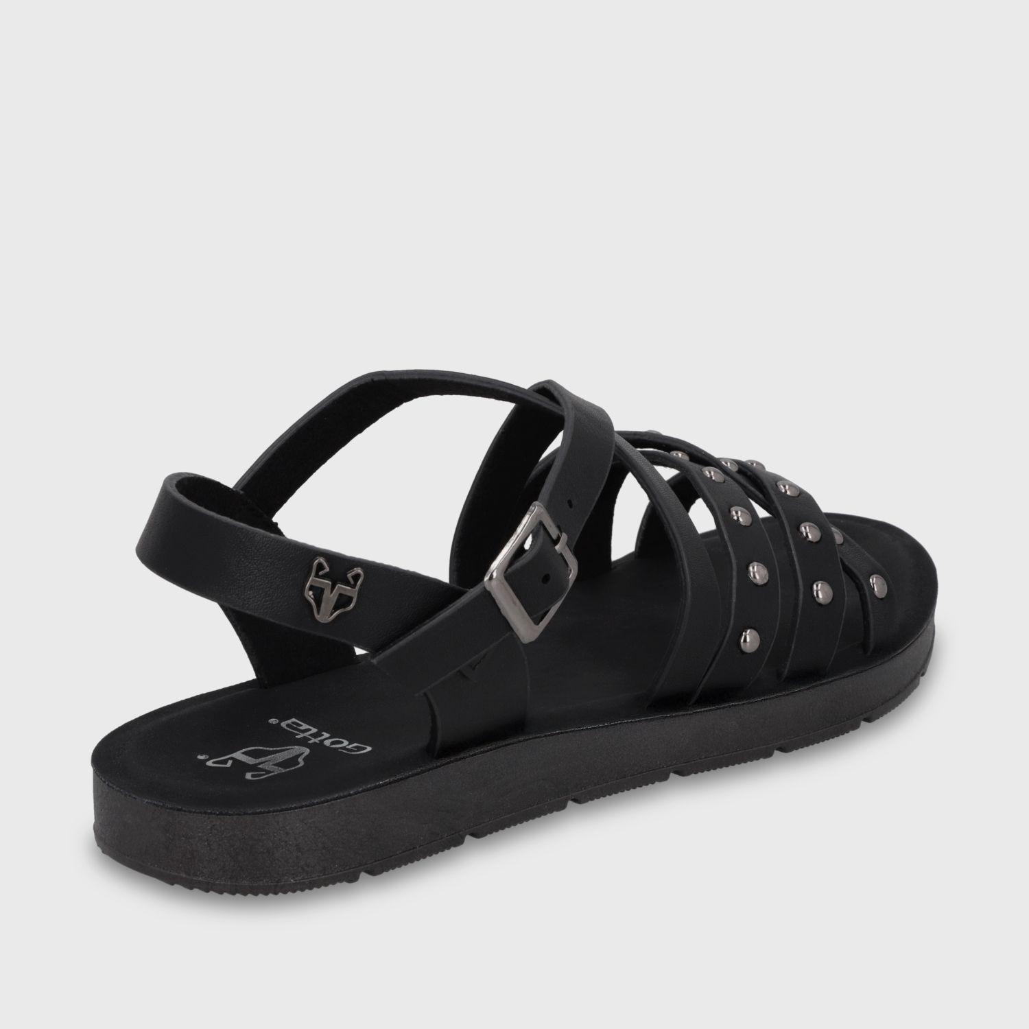 Sandalia Negra Mujer 65700 Gotta-4