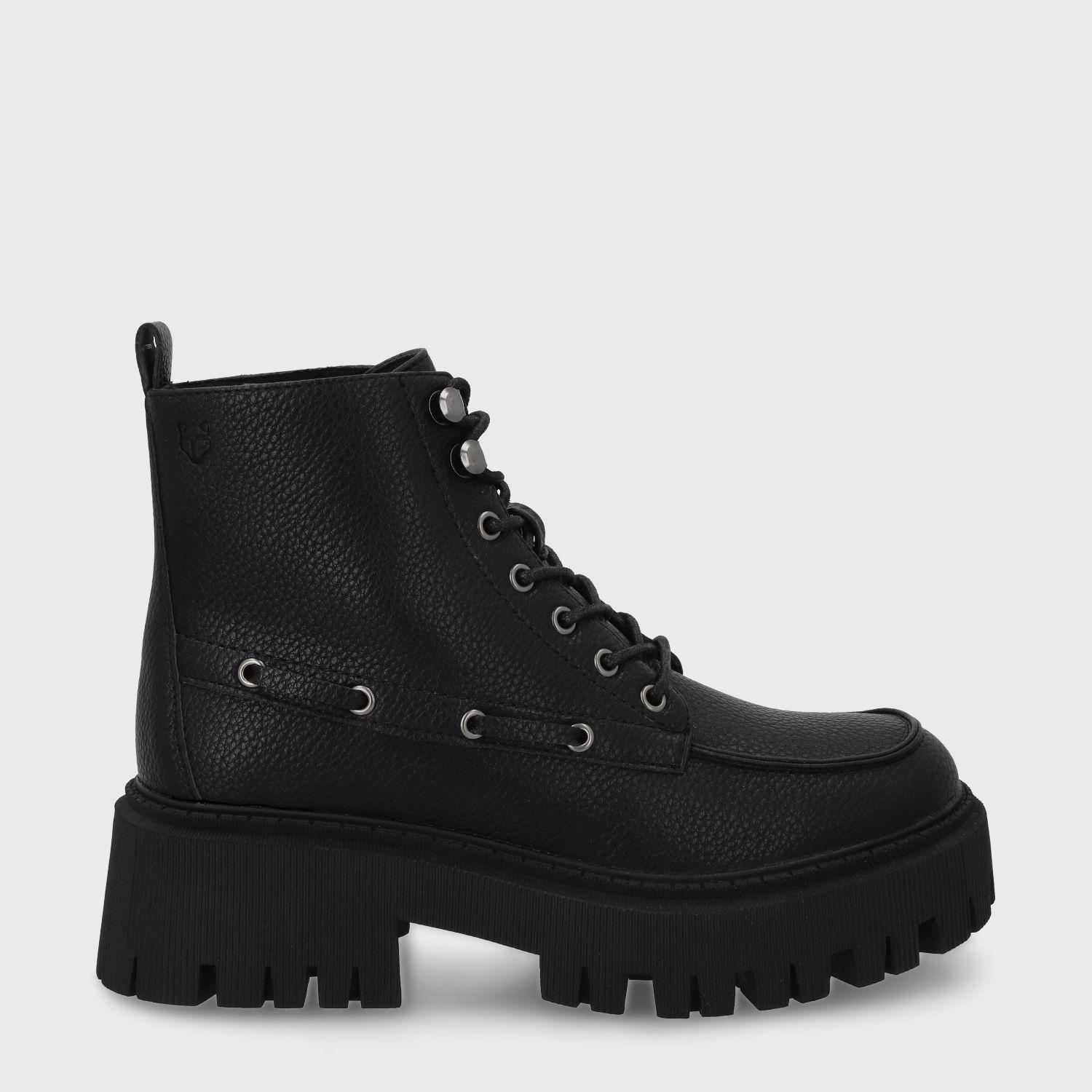 Botin Plataforma Negro Mujer 23507 Gotta-0