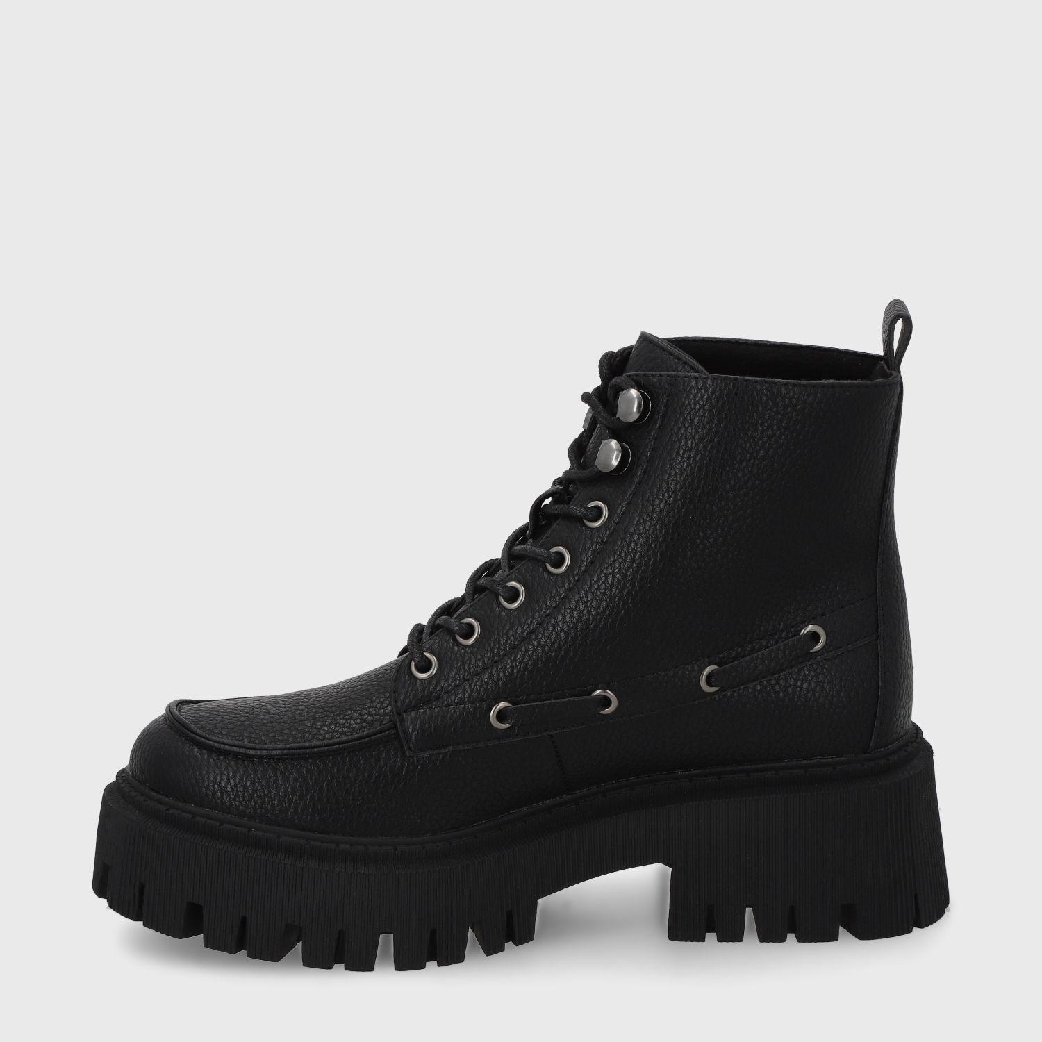 Botin Plataforma Negro Mujer 23507 Gotta-3