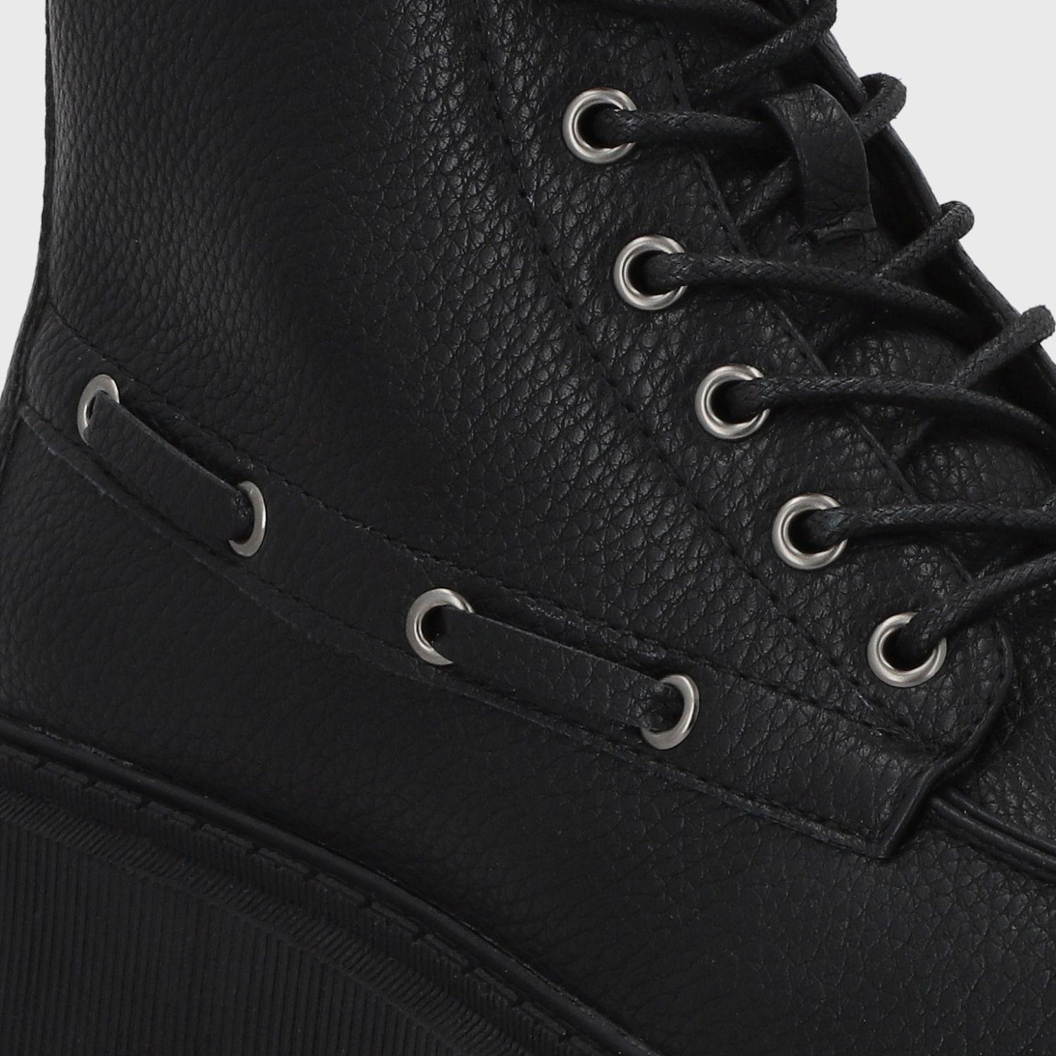 Botin Plataforma Negro Mujer 23507 Gotta-5