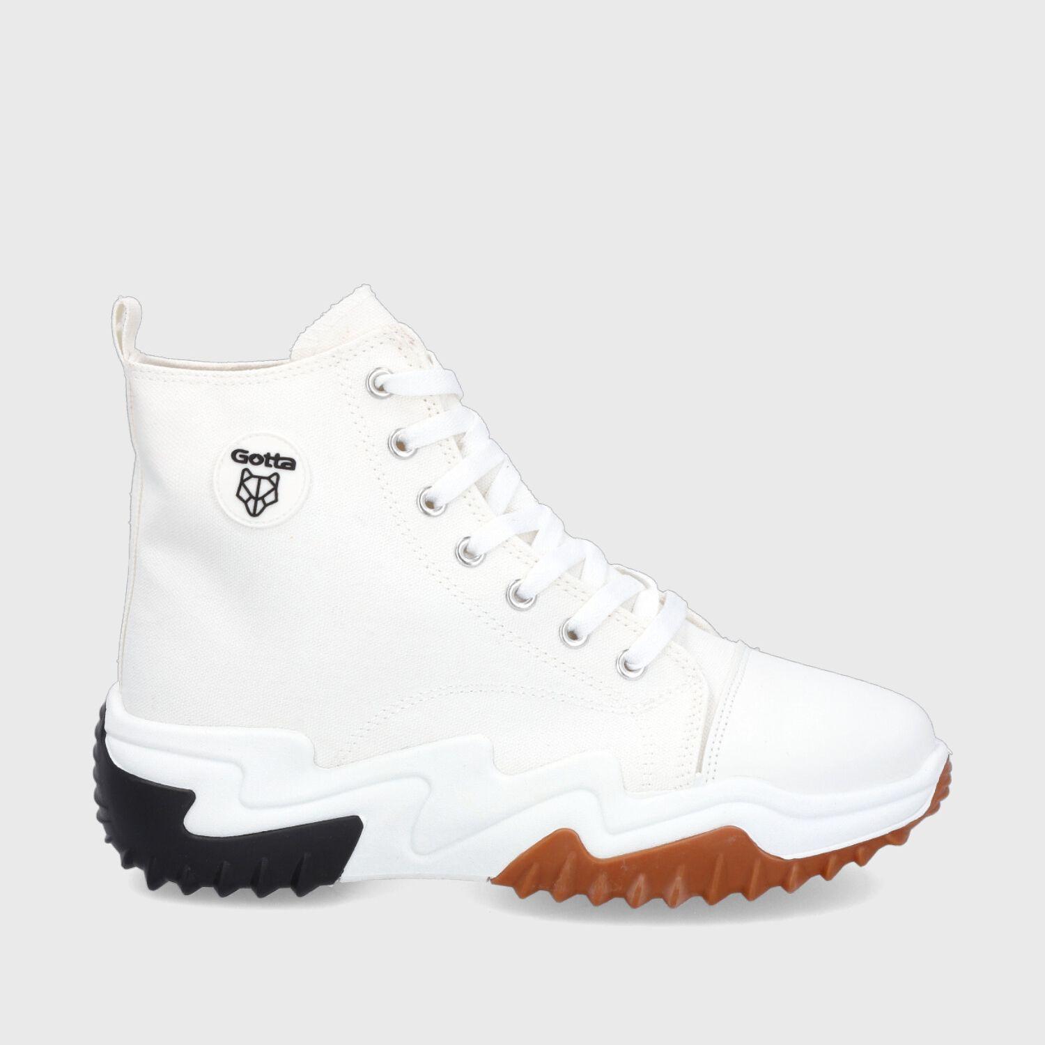 Zapatilla Plataforma Blanca Mujer 25960 Gotta-0