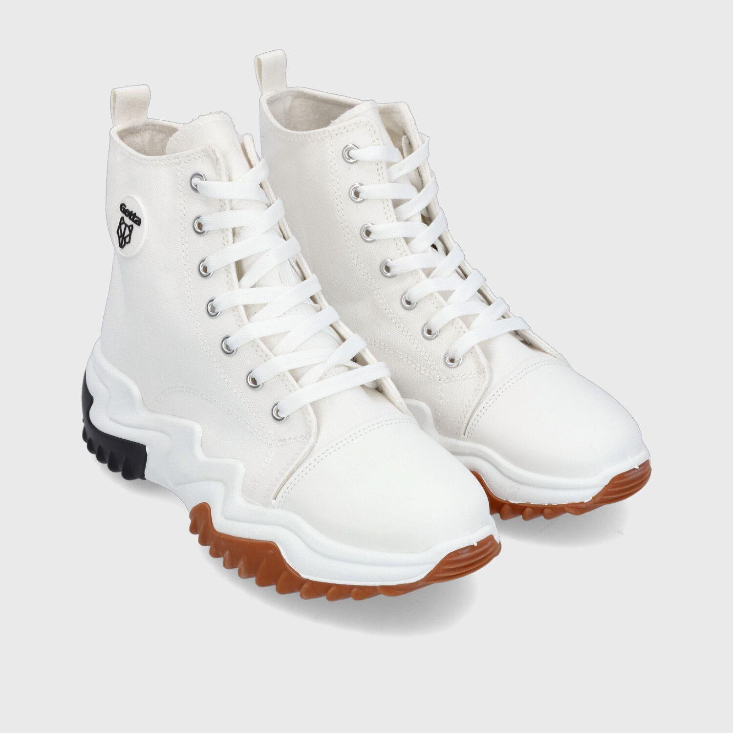 Zapatilla Plataforma Blanca Mujer 25960 Gotta-2