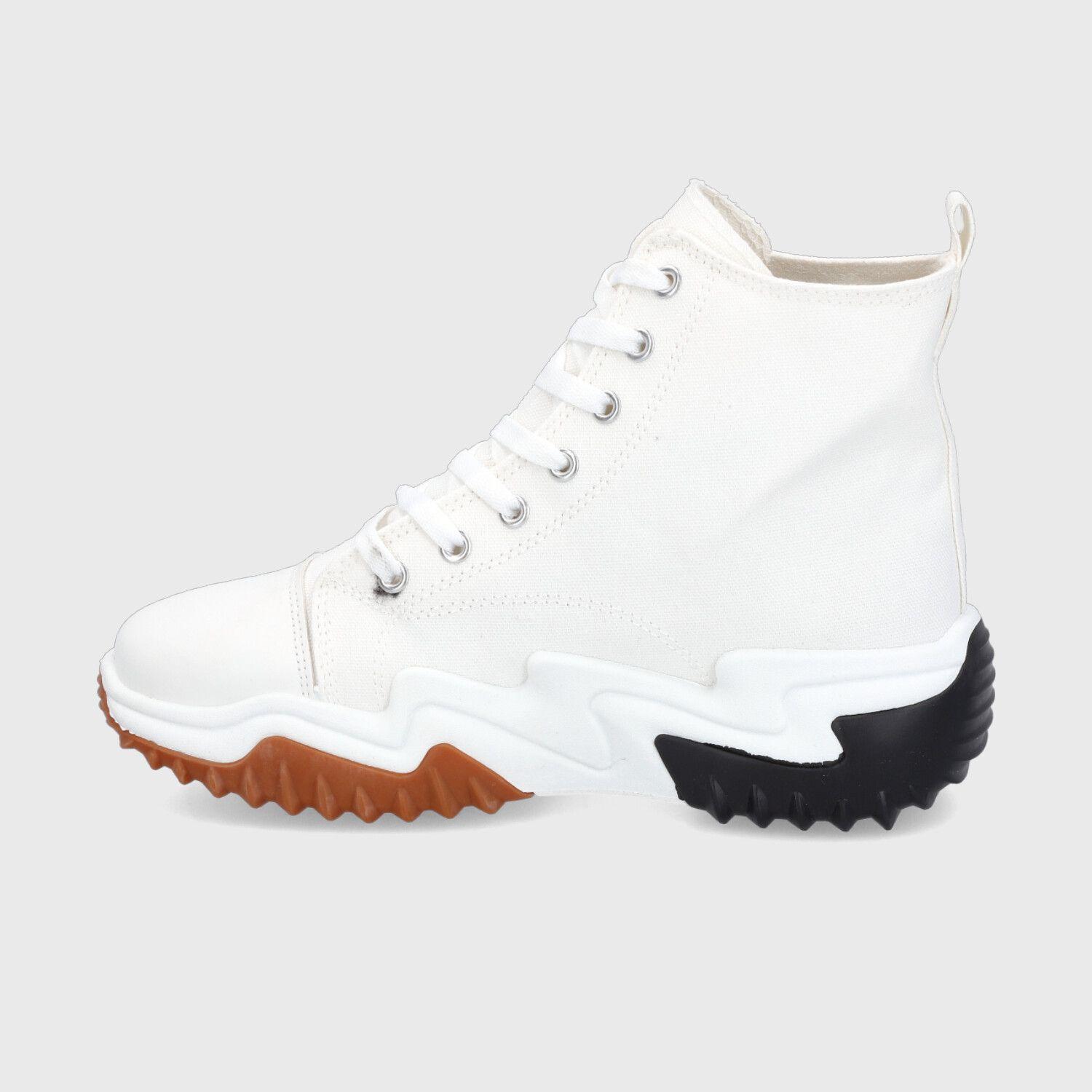 Zapatilla Plataforma Blanca Mujer 25960 Gotta-3