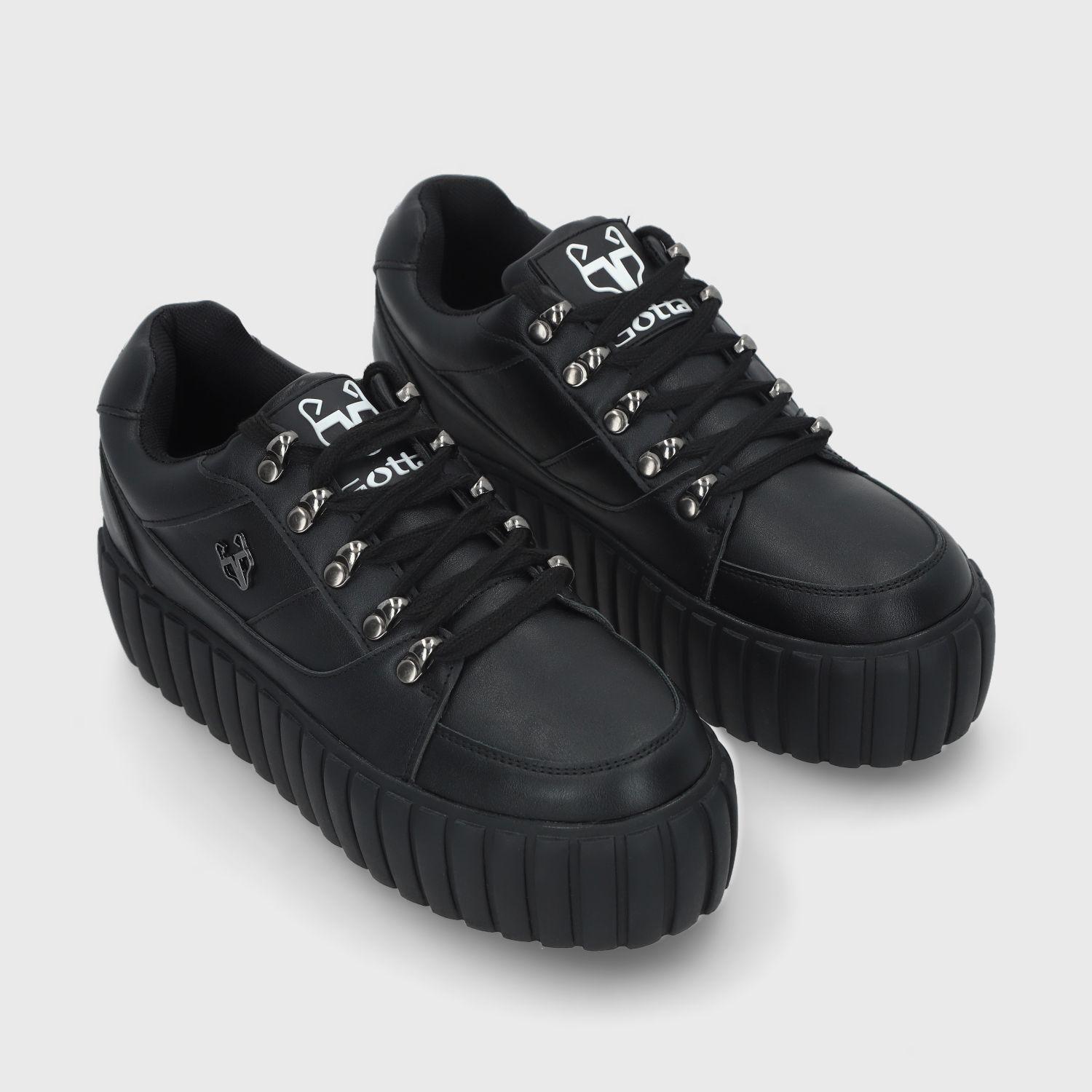 Zapatilla Negra Mujer 43073 Gotta-2