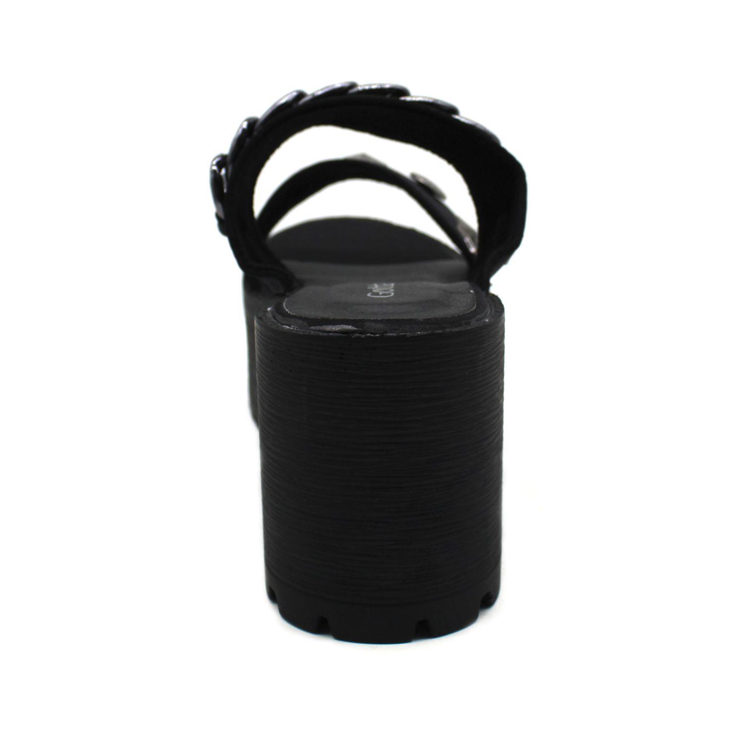 Sandalia Negra Mujer 15721 Gotta-5