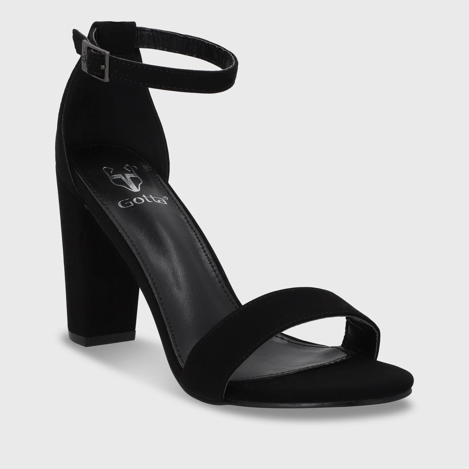 Sandalia  Negra  Mujer 86123 Gotta-0