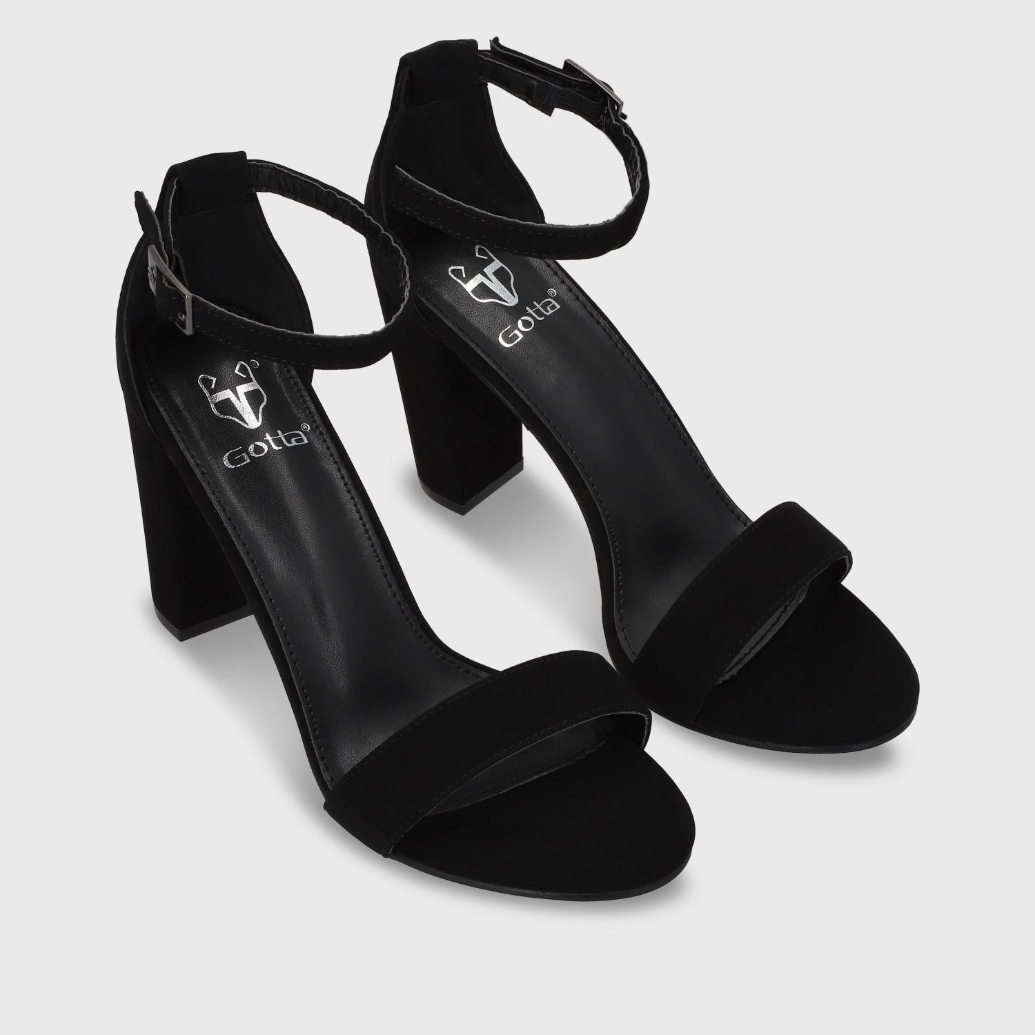 Sandalia  Negra  Mujer 86123 Gotta-1