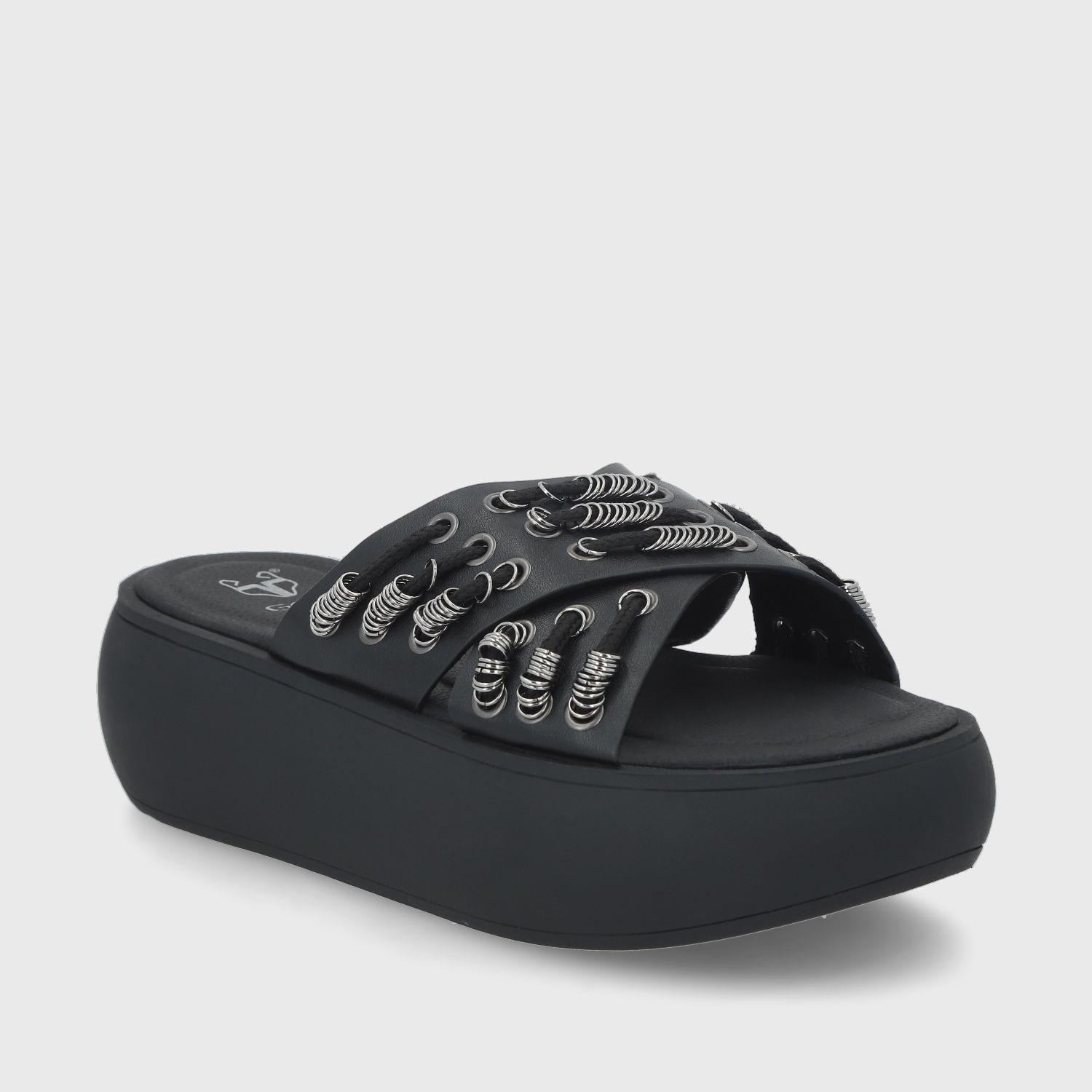 Sandalia Negra  Mujer 43033 Gotta-1